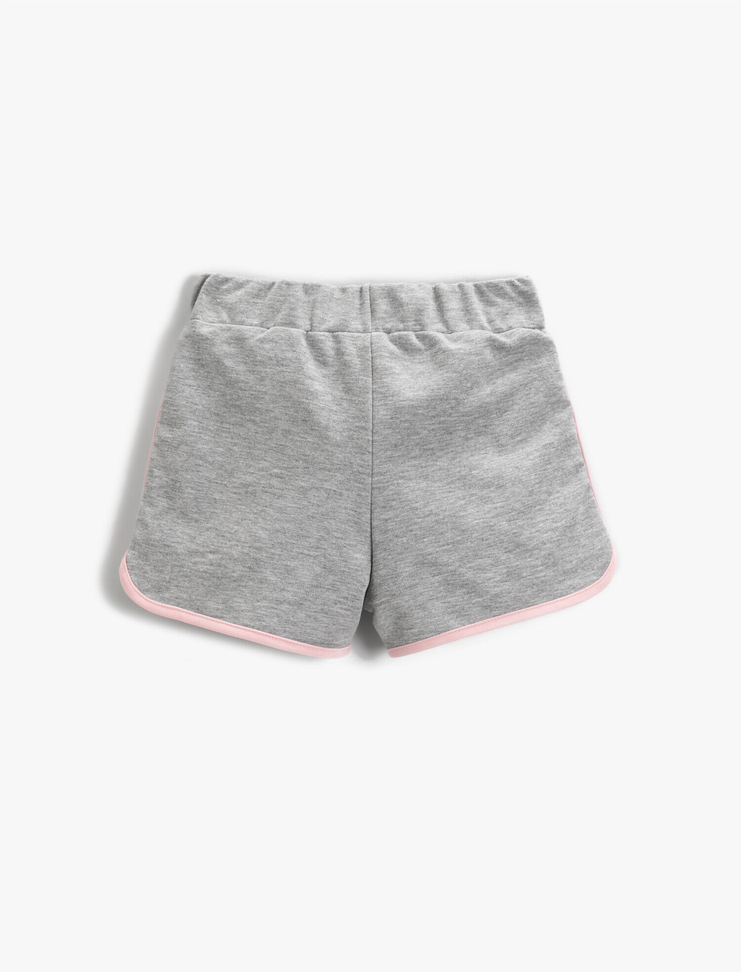  Kız Çocuk Fiyonklu Şeritli Şort Pamuklu
