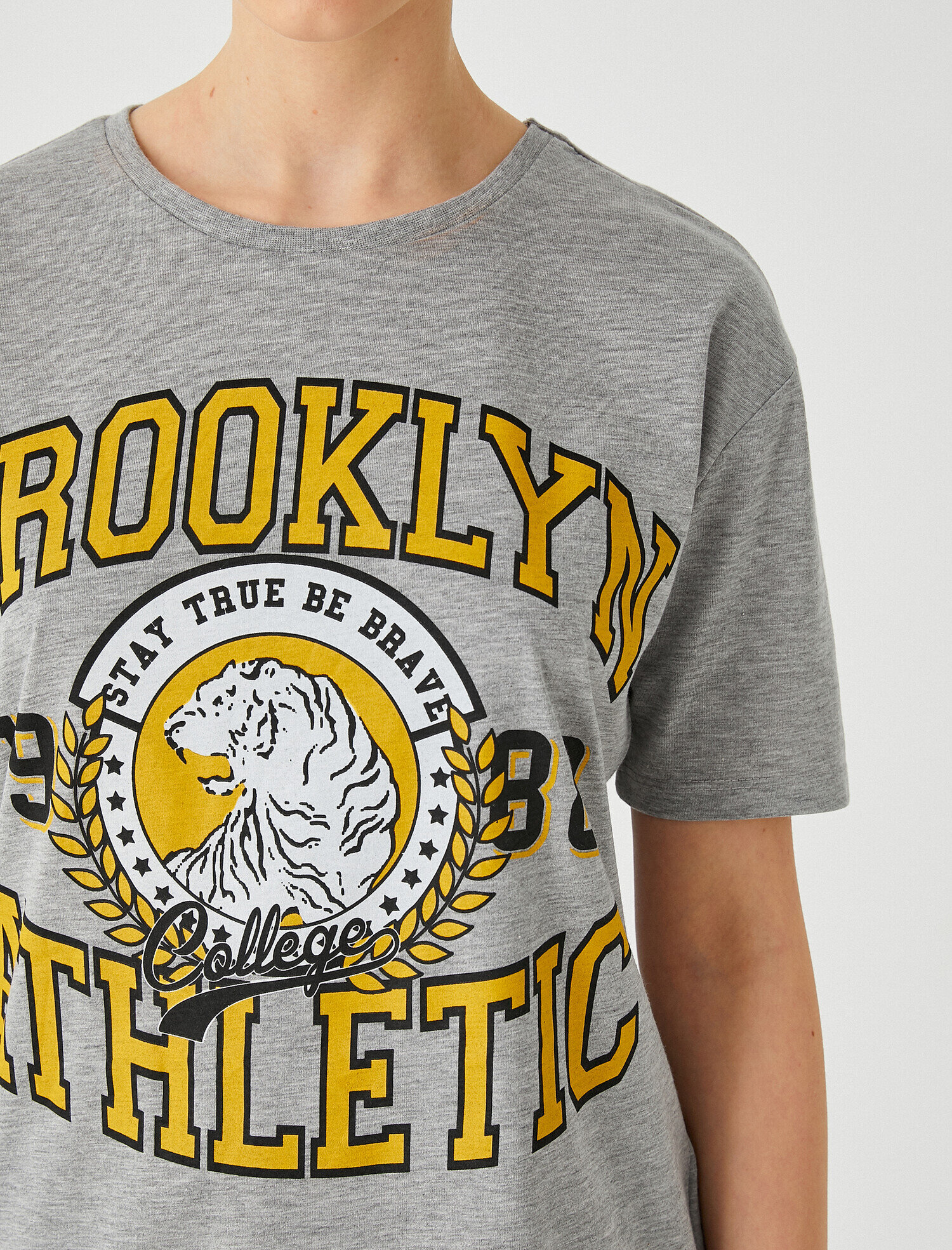   Baskılı Kısa Kollu Tişört