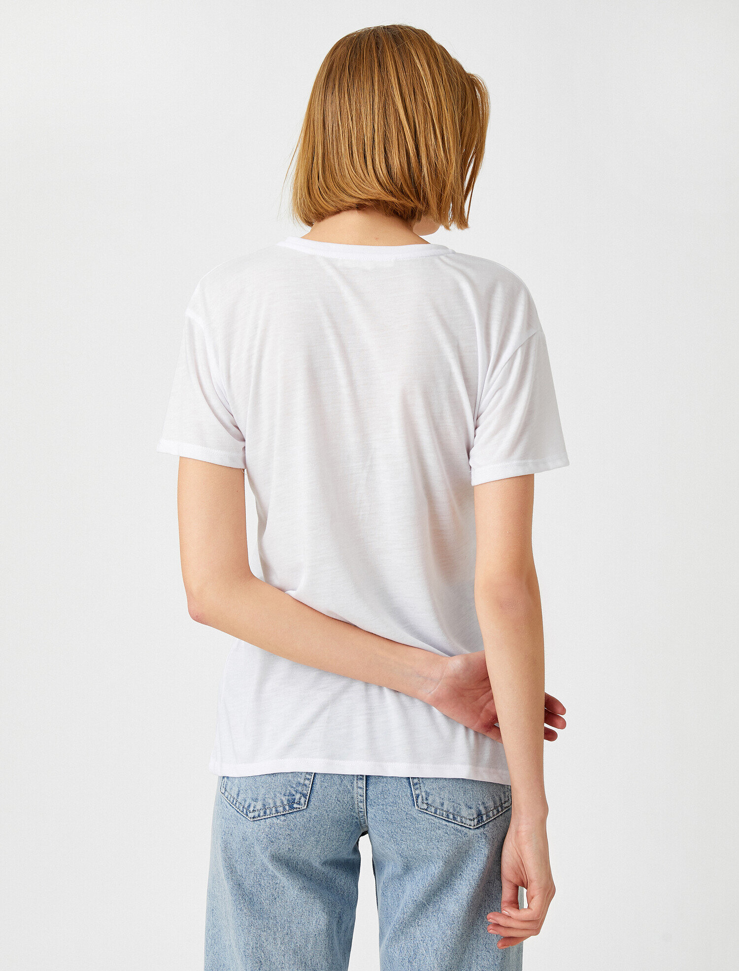   Baskılı Kısa Kollu Tişört