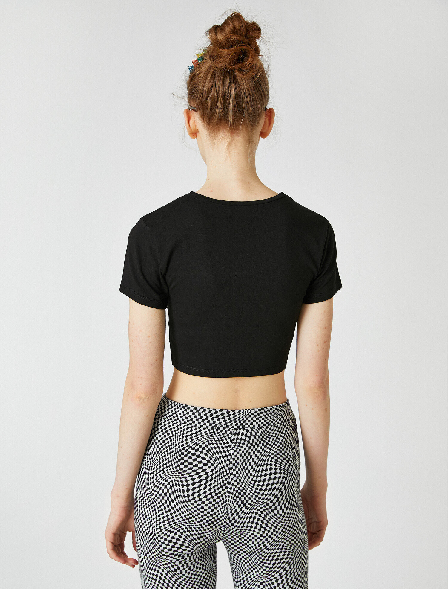   Kısa Kollu Crop Tişört