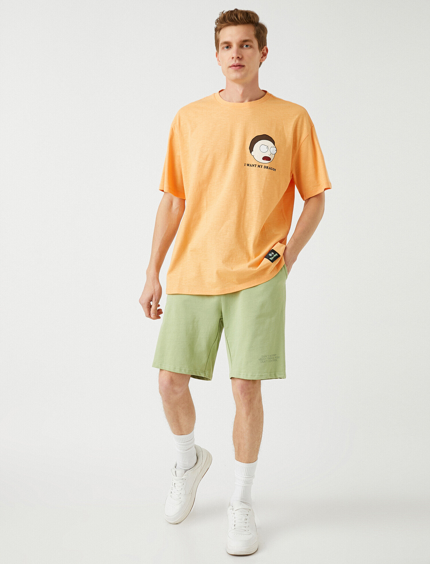   Rick and Morty Oversize Tişört Lisanslı Baskılı