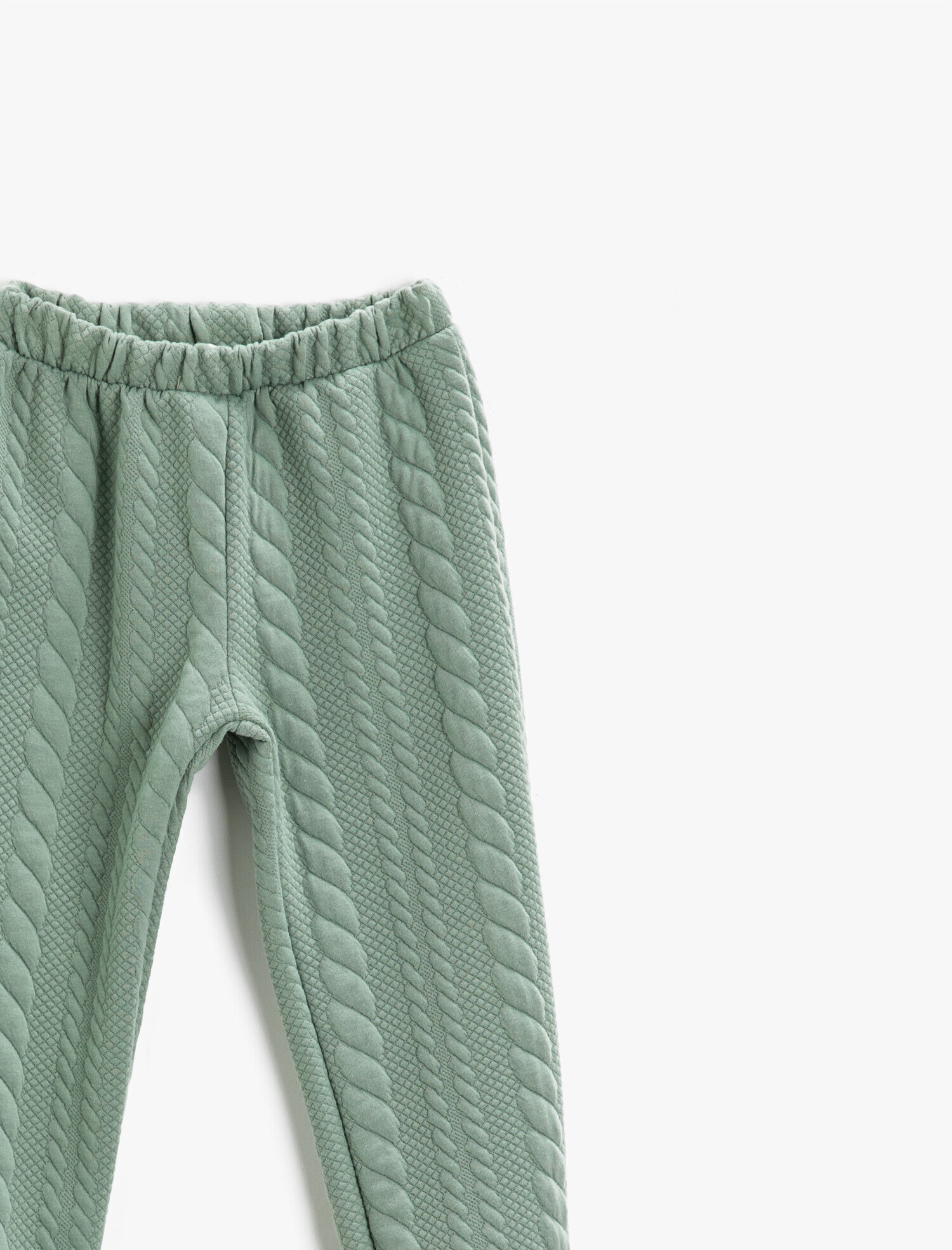  Kız Çocuk Basic Eşofman Altı Jogger Dokulu