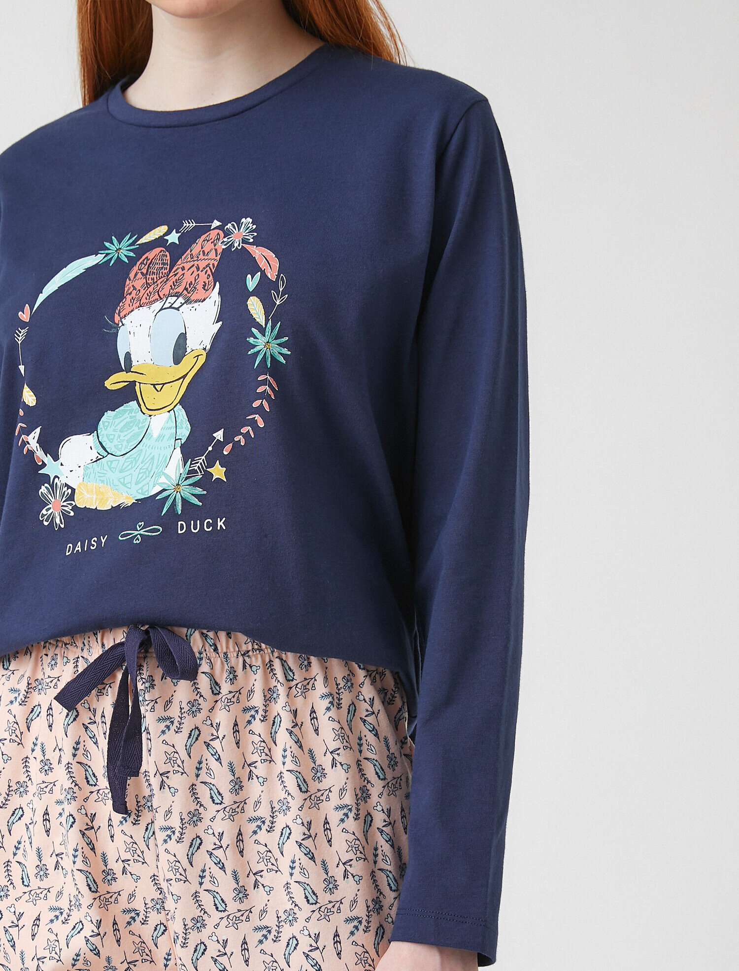   Daisy Duck Lisanslı Pamuklu Pijama Takımı