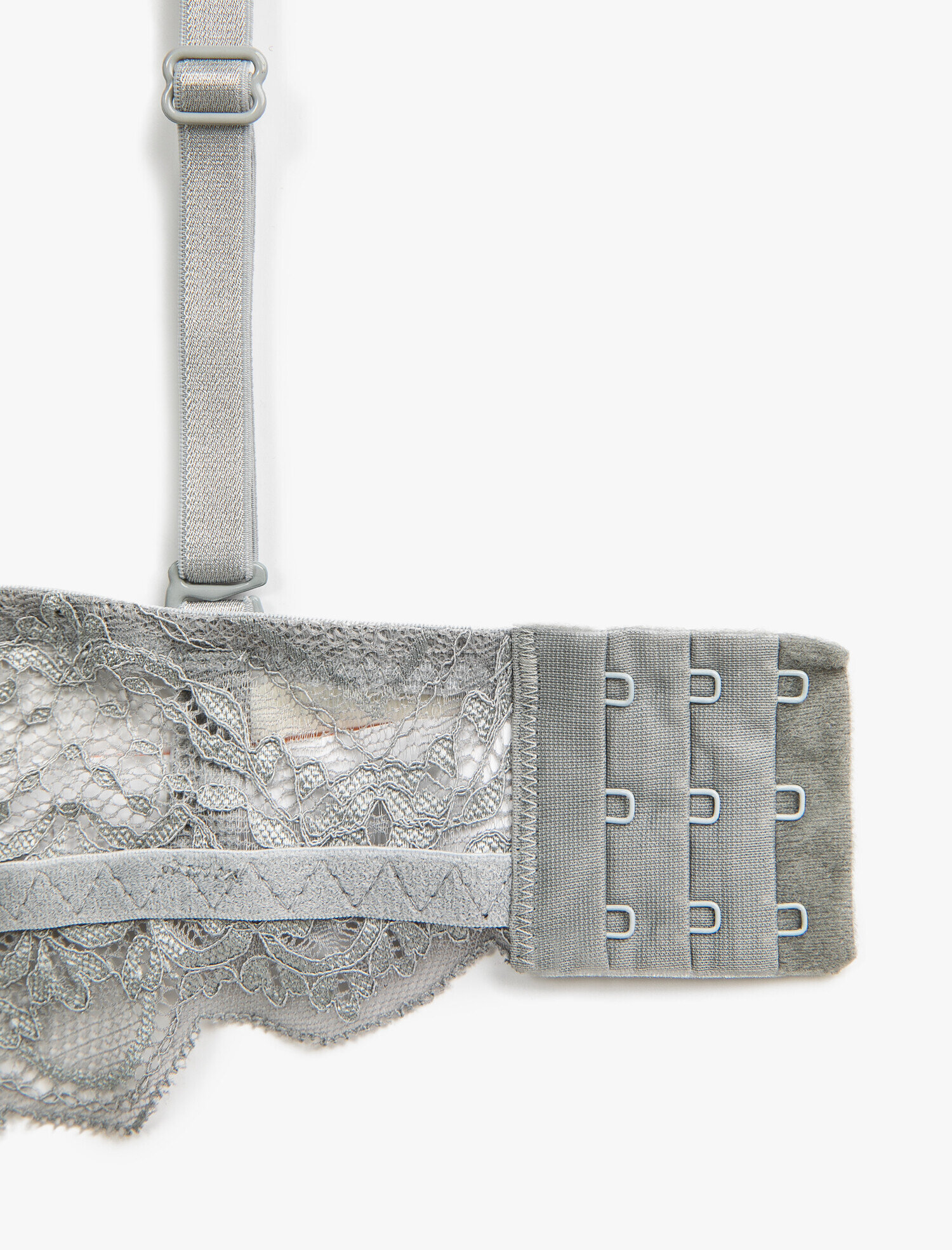   Dantelli Destekli Sütyen Ekstra Dolgulu Balenli Kaplı