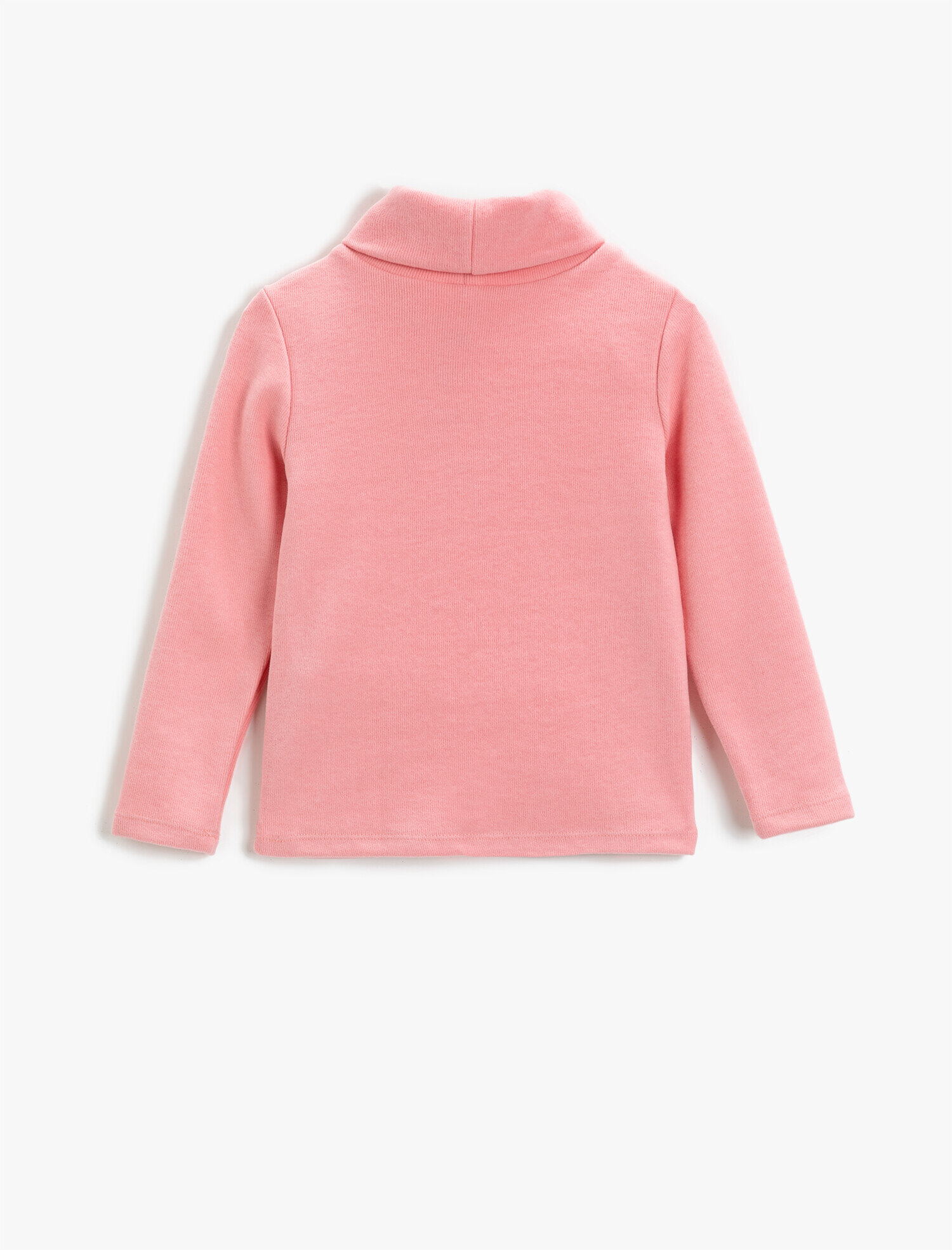  Kız Çocuk Balıkçı Yaka Tişört Uzun Kollu