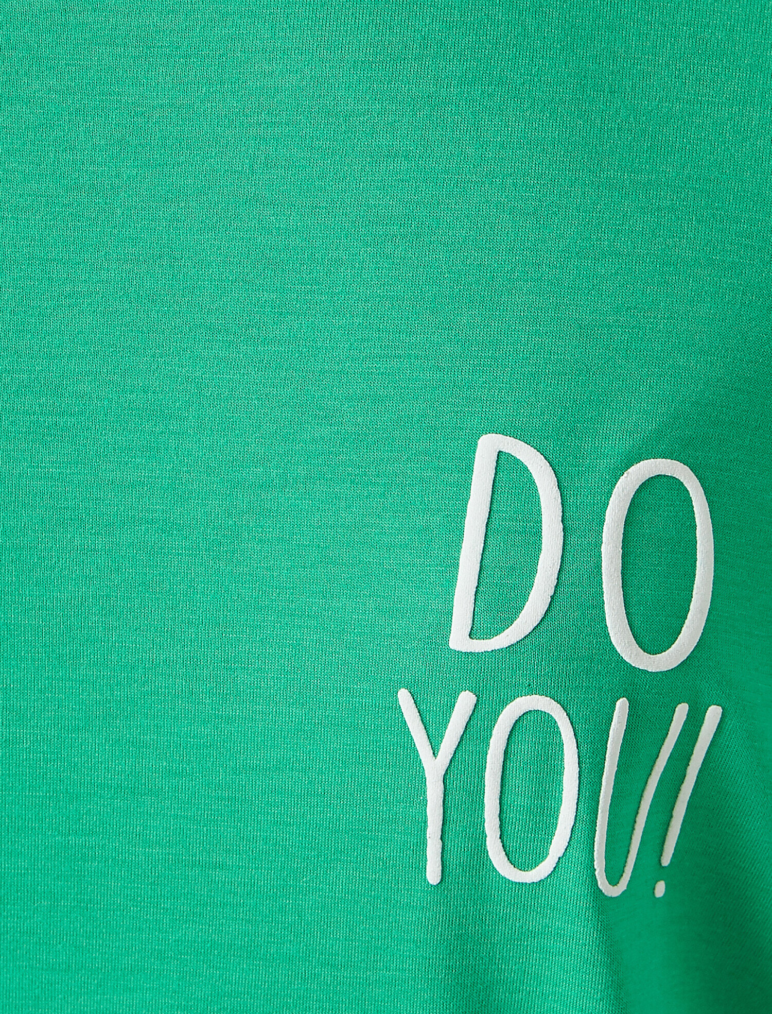   Bisiklet Yaka Kısa Kollu Baskılı Tişört