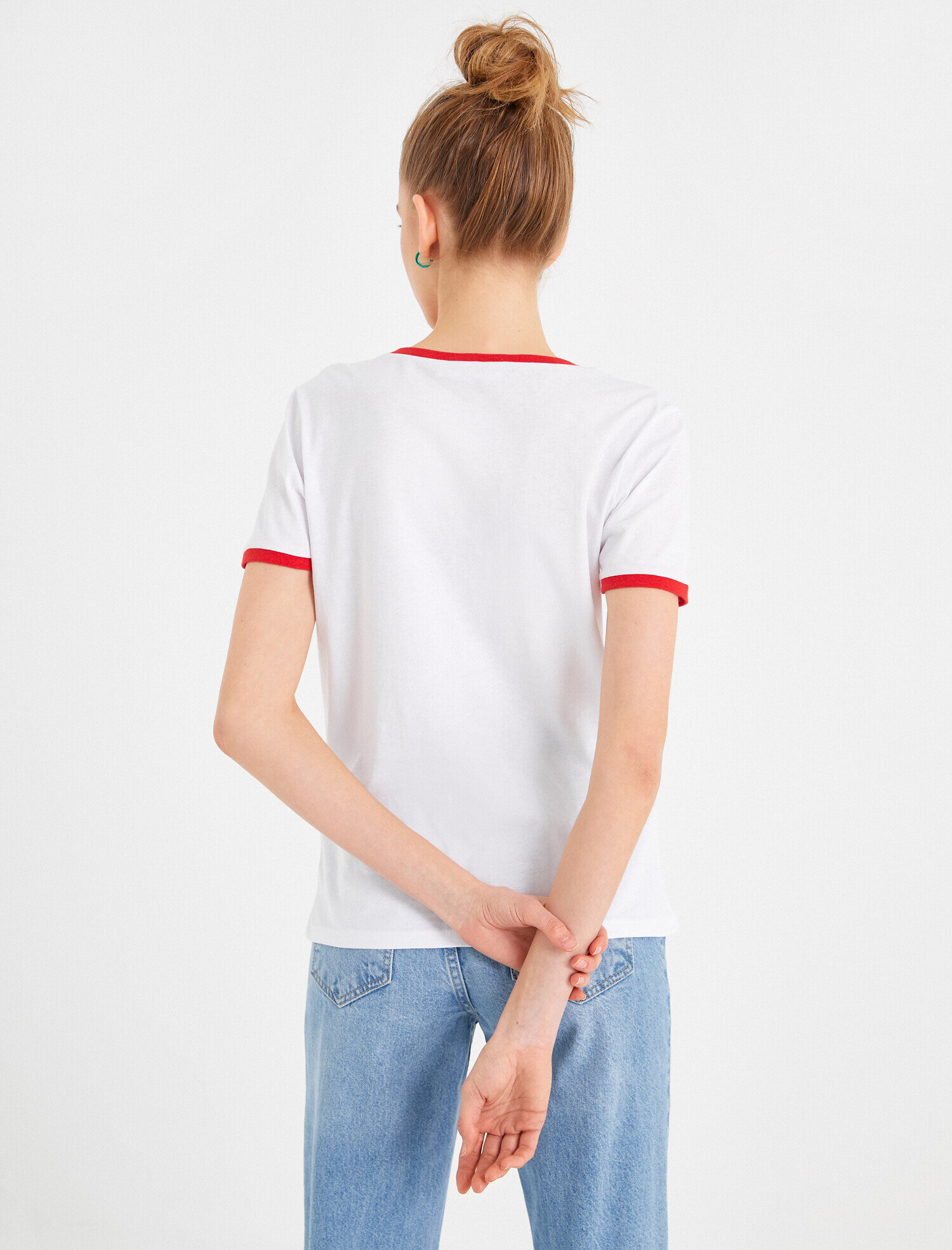   Kısa Kollu Baskılı Tişört