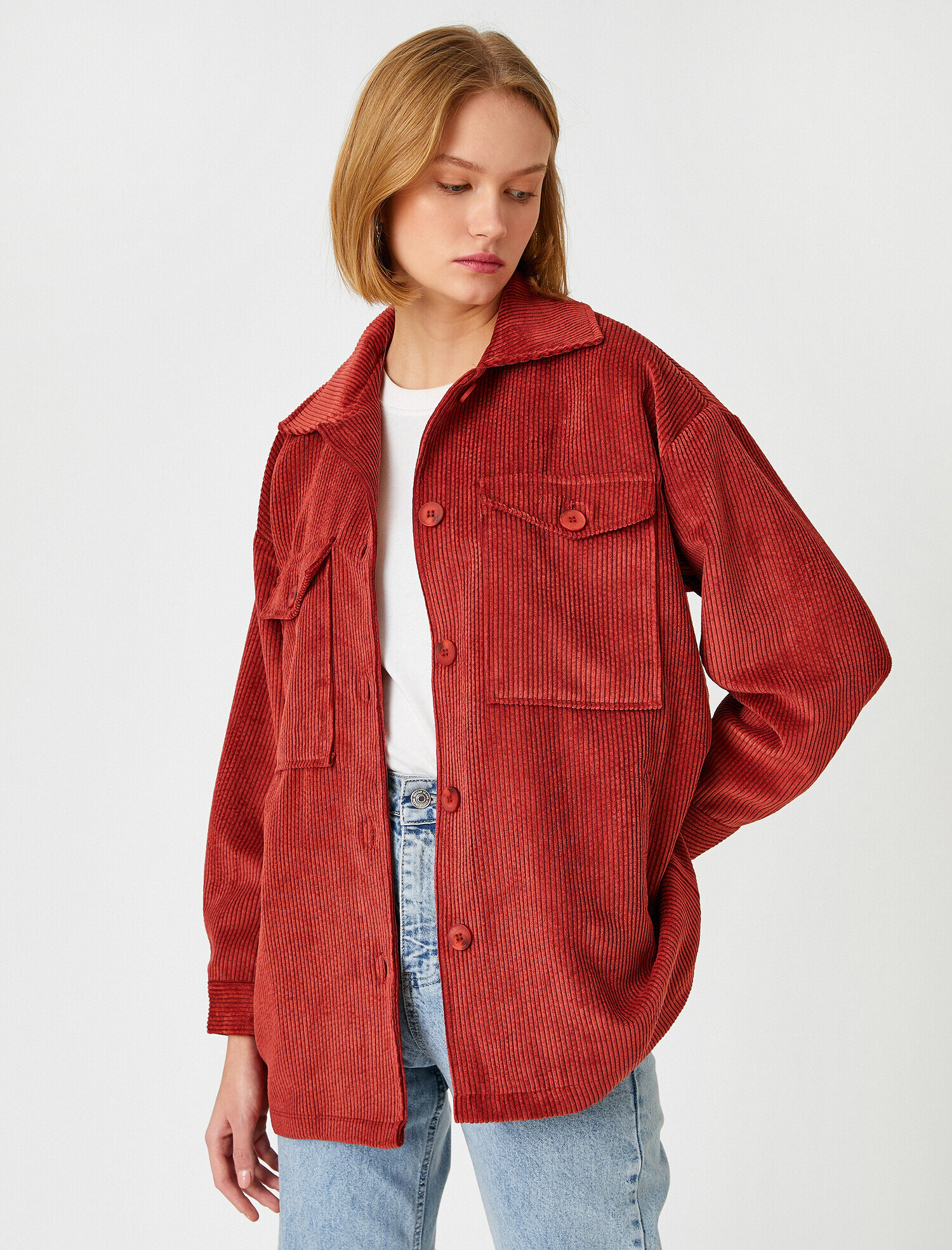   Kadife Gömlek Ceket