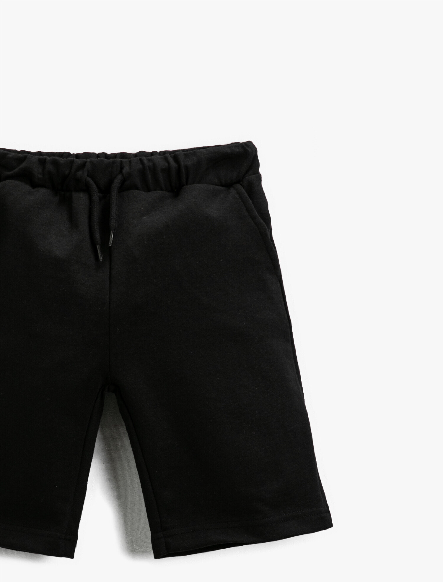  Erkek Çocuk Basic Şort Beli Bağcıklı Cepli