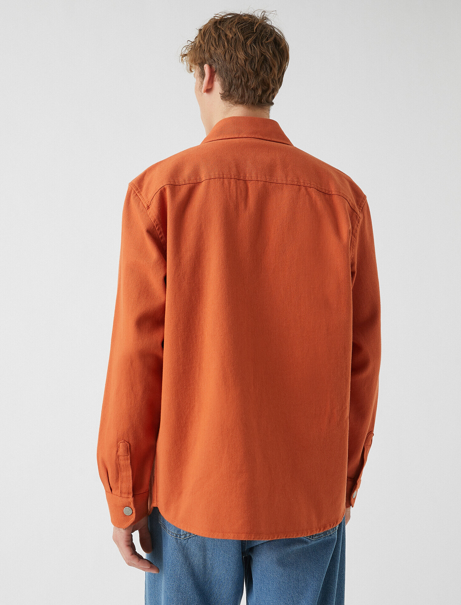   Oversize Gabardin Gömlek