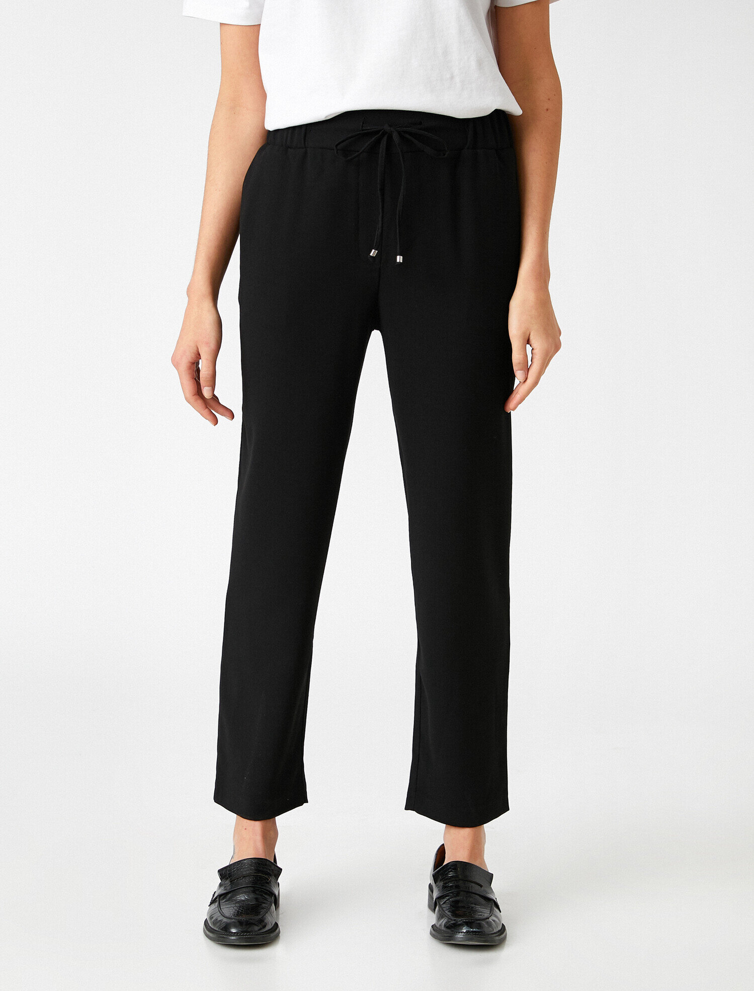   Bağcıklı Cepli Havuç Pantolon