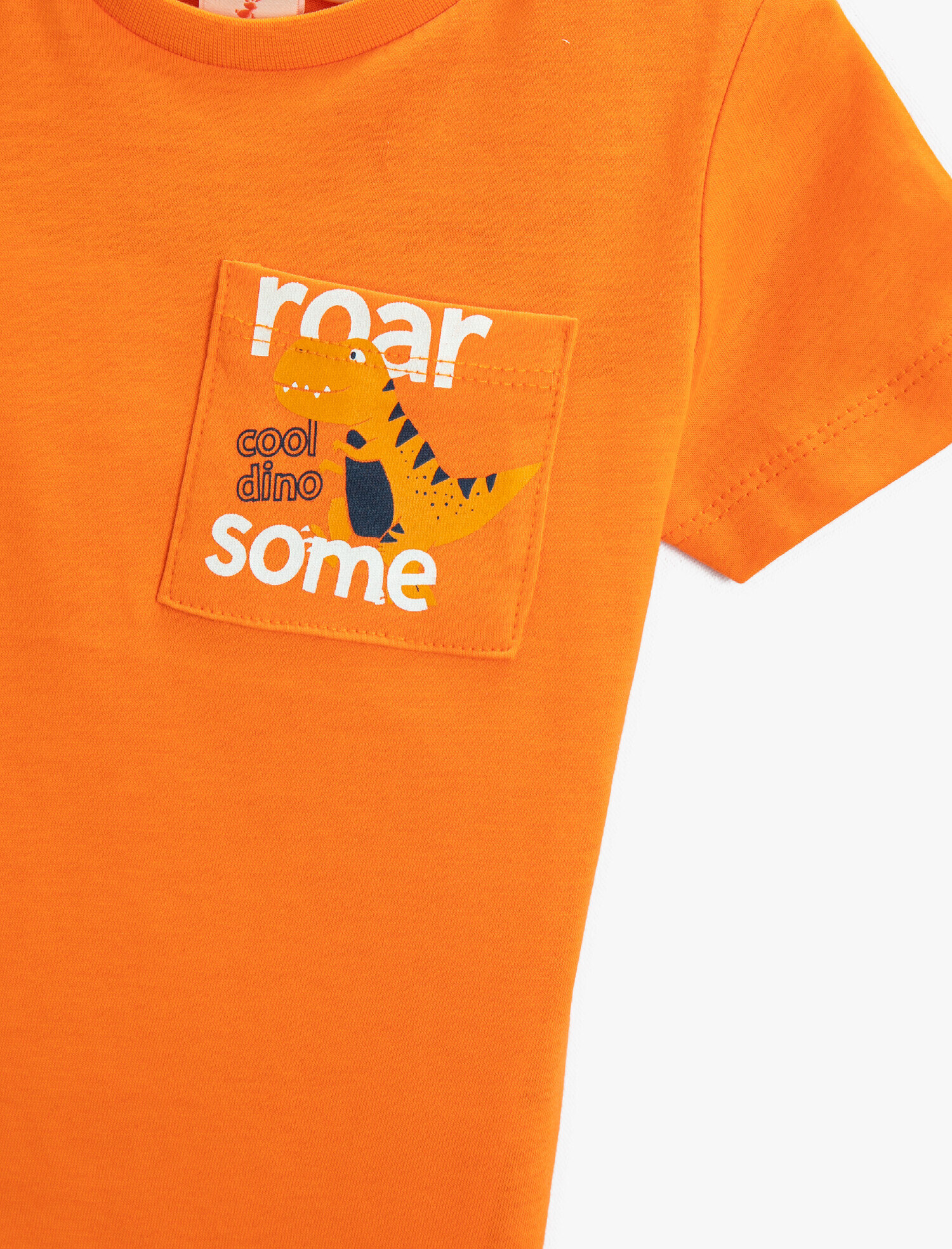  Erkek Bebek Baskılı Kısa Kollu Tişört Pamuklu