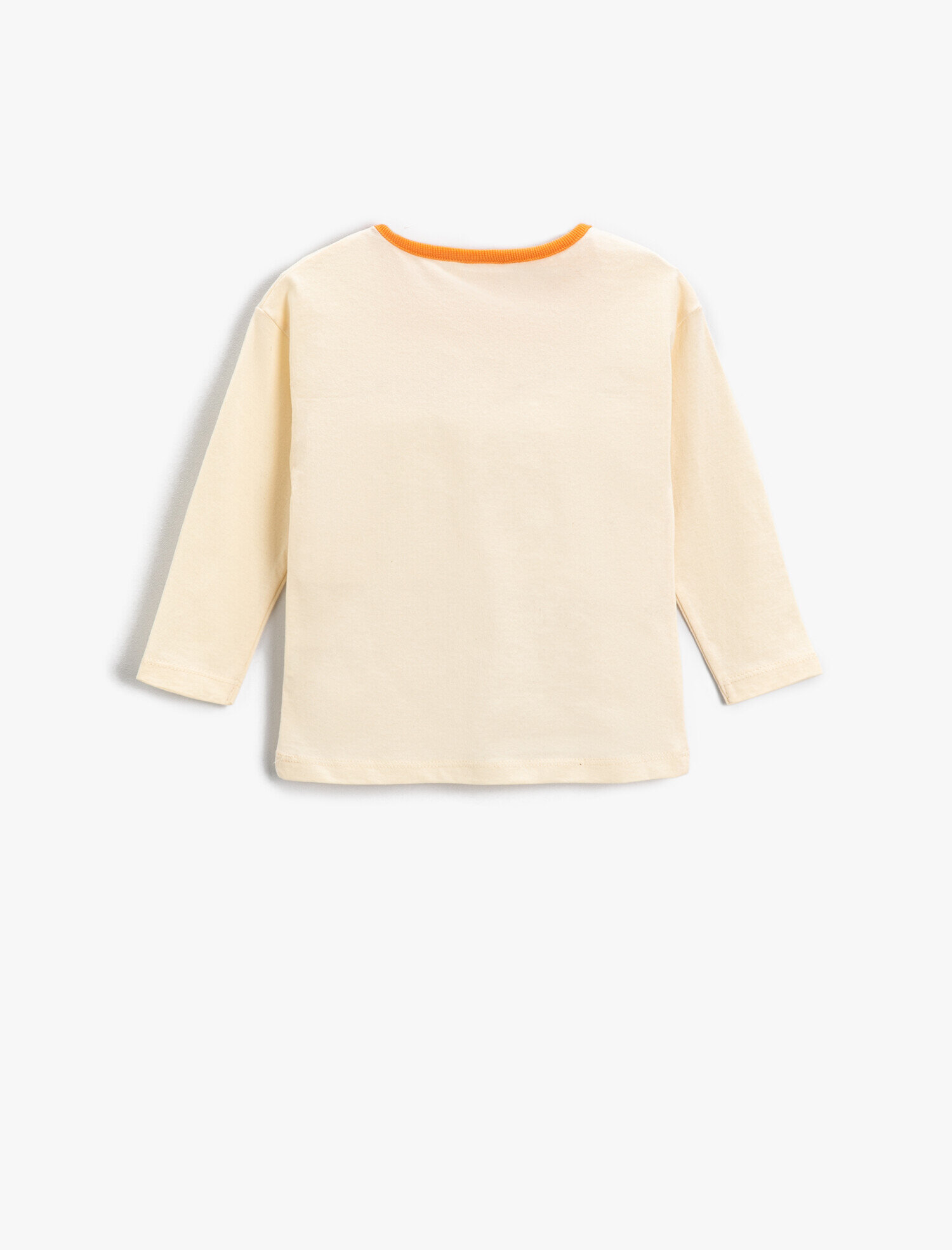  Kız Bebek Çiçek Baskılı Uzun Kollu Tişört Pamuklu