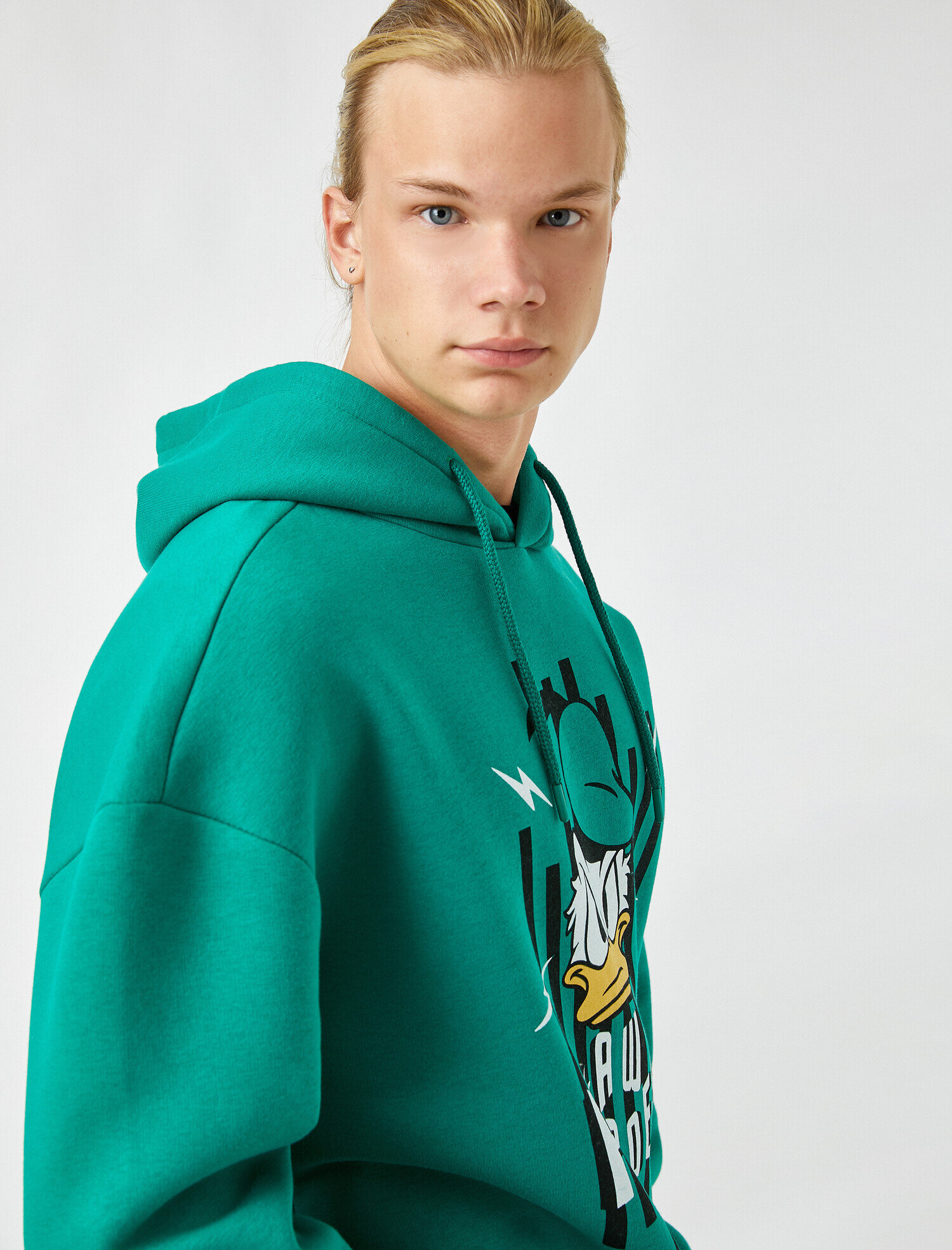   Donald Duck Kapşonlu Sweatshirt Lisanslı Baskılı