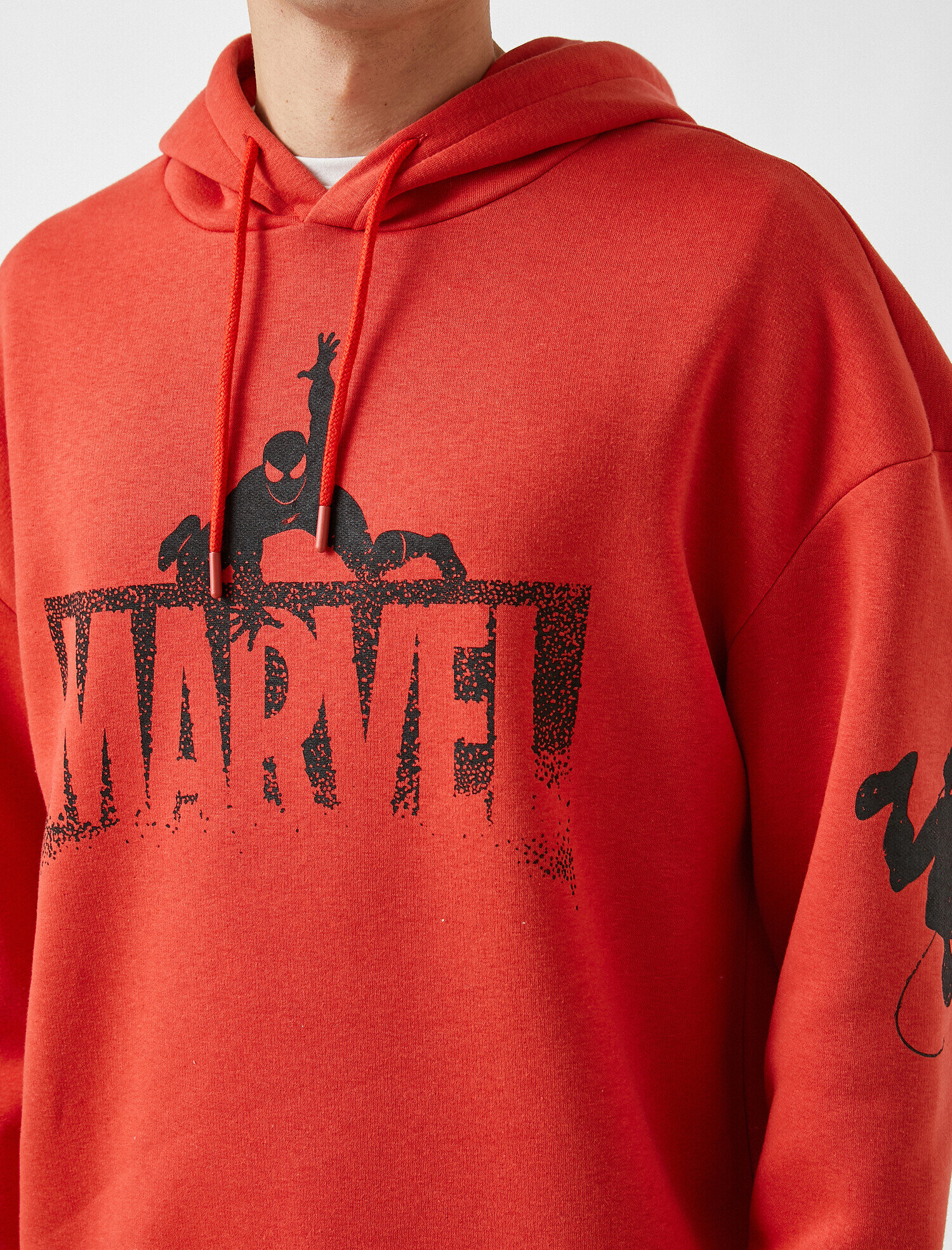   Örümcek Adam Kapüşonlu Sweatshirt Lisanslı Baskılı