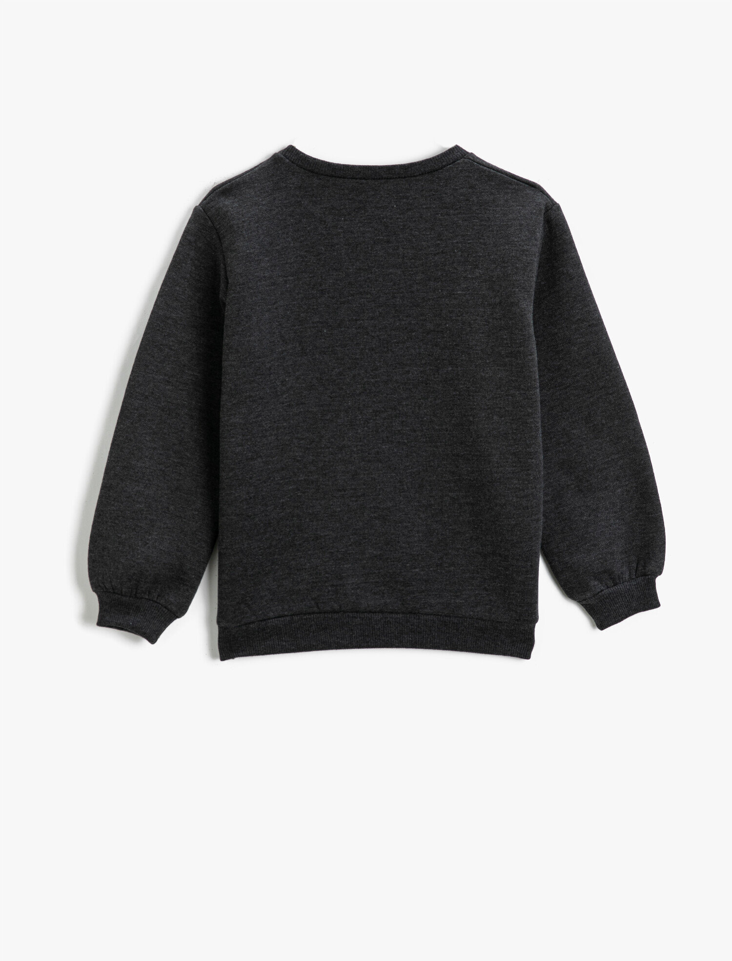 Erkek Çocuk Baskılı Uzun Kollu Sweatshirt Bisiklet Yaka