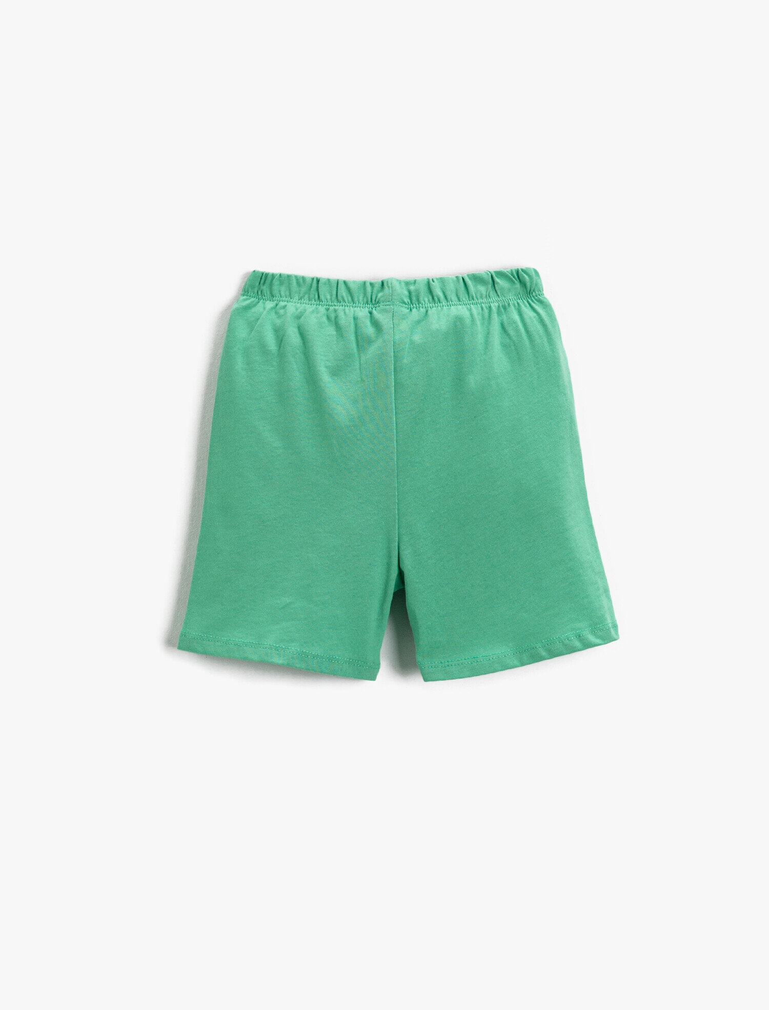  Erkek Bebek Slogan Baskılı Şort Pamuklu