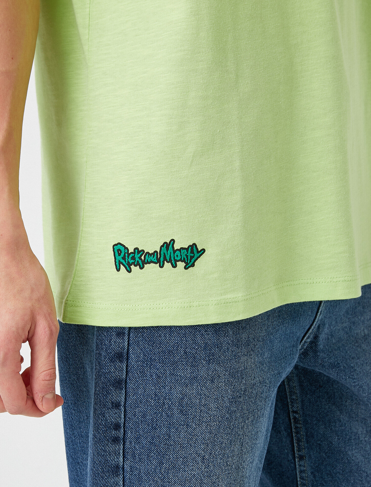   Rick and Morty Oversize Tişört Lisanslı Baskılı
