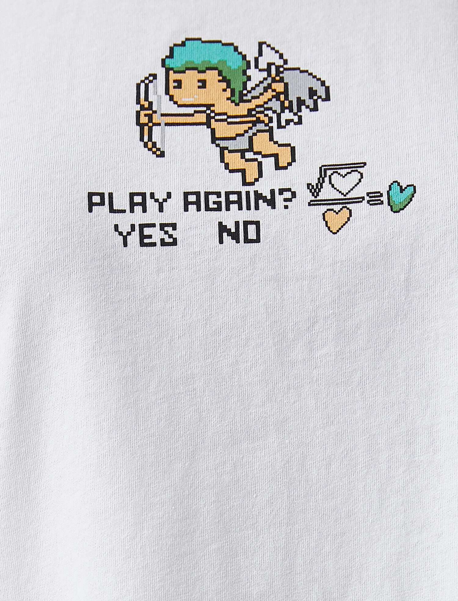   Baskılı Kısa Kollu Pamuklu Tişört