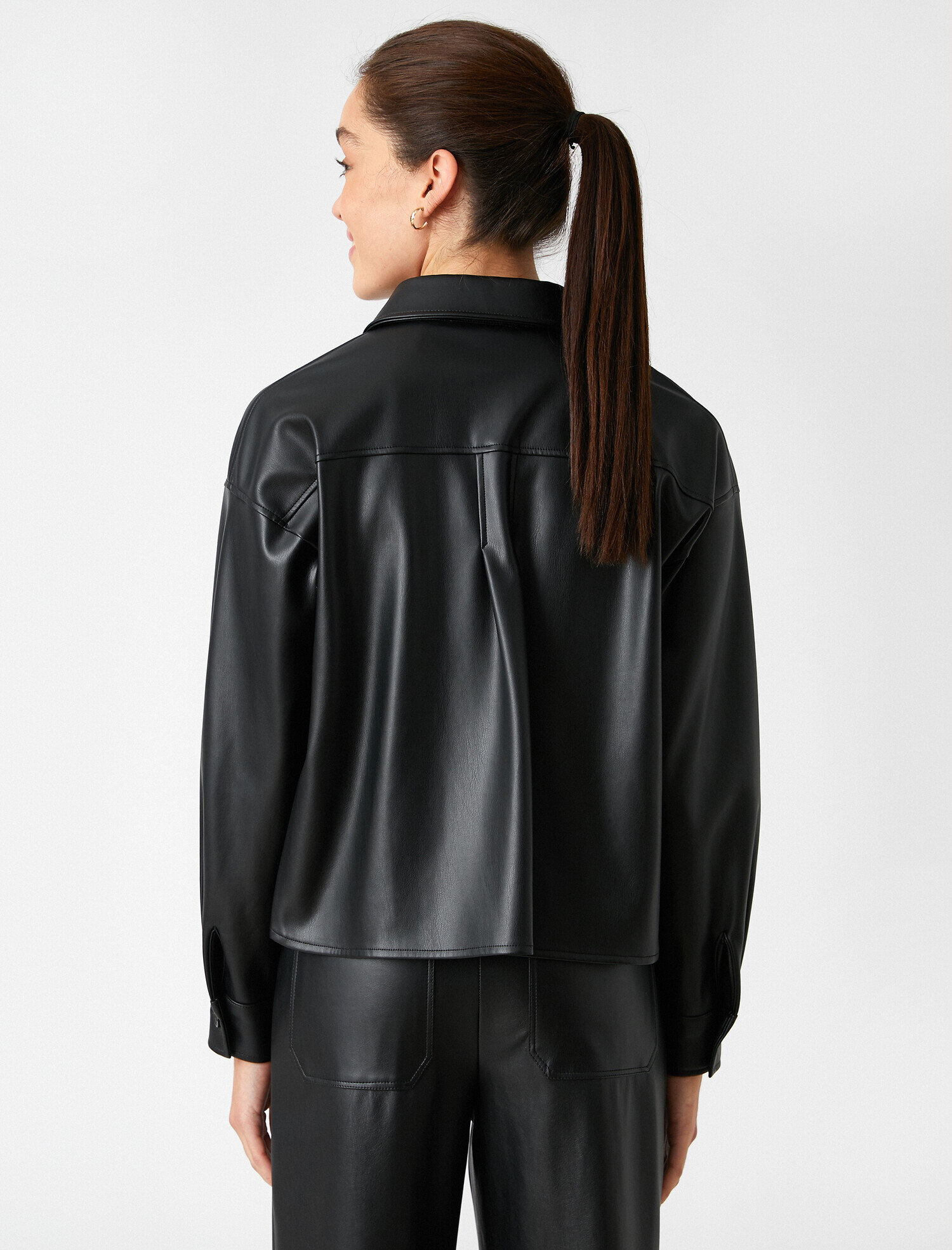   Suni Deri Cepli Ceket