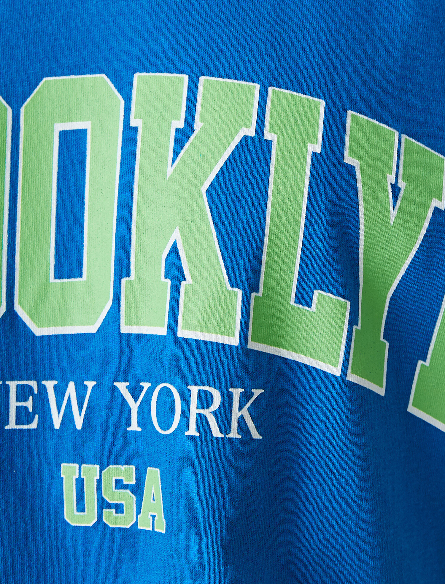   Pamuklu Baskı Detaylı Büzgülü Kapüşonlu Tişört