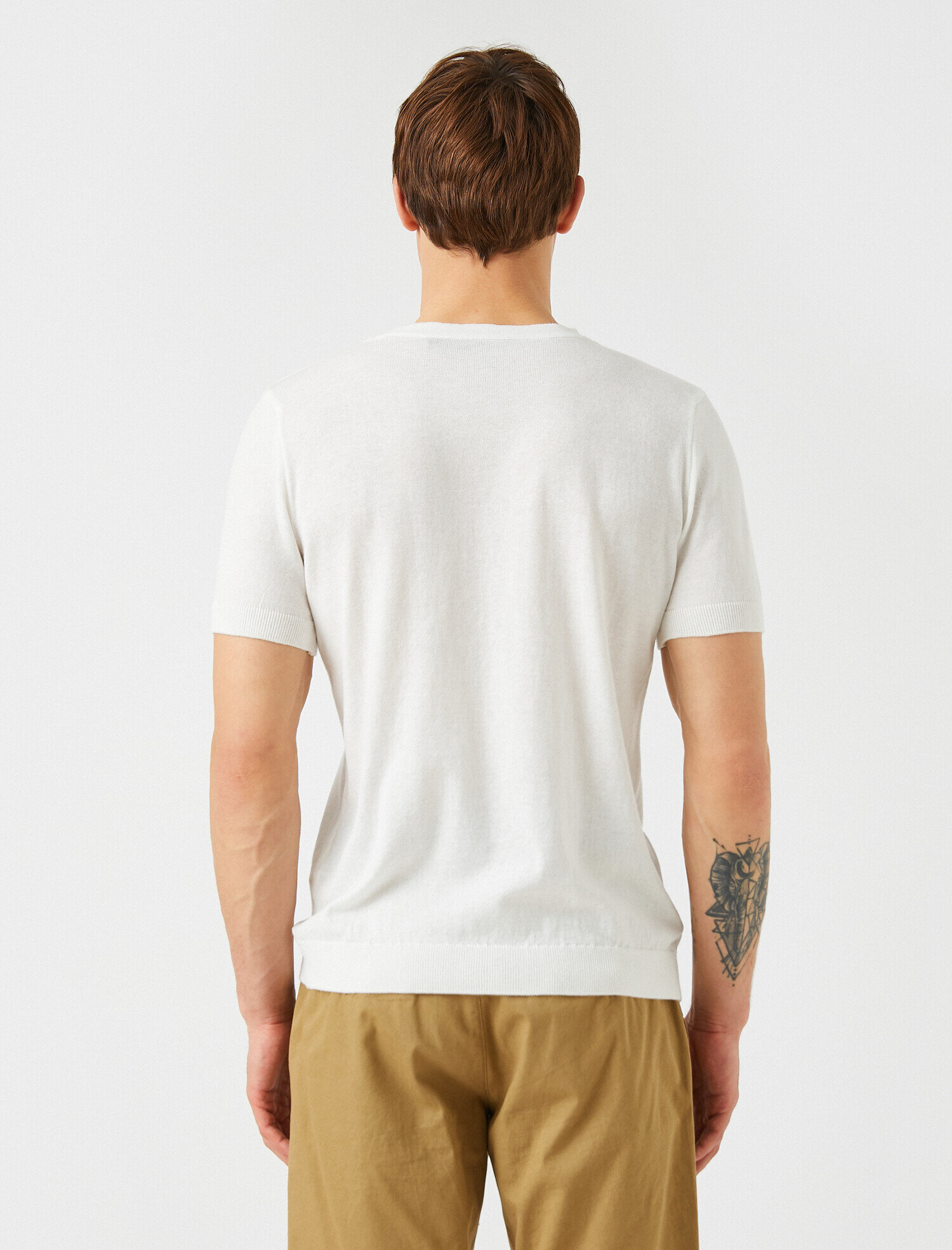   Basic Tişört Bisiklet Yaka