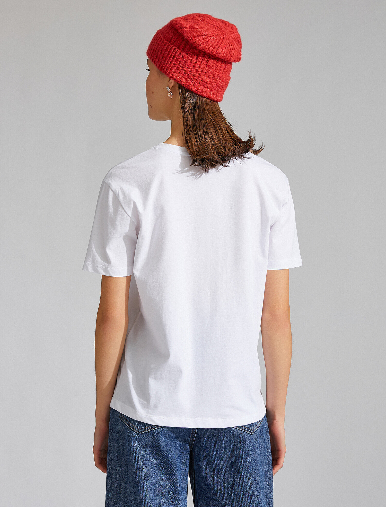   Baskılı Kısa Kollu Tişört