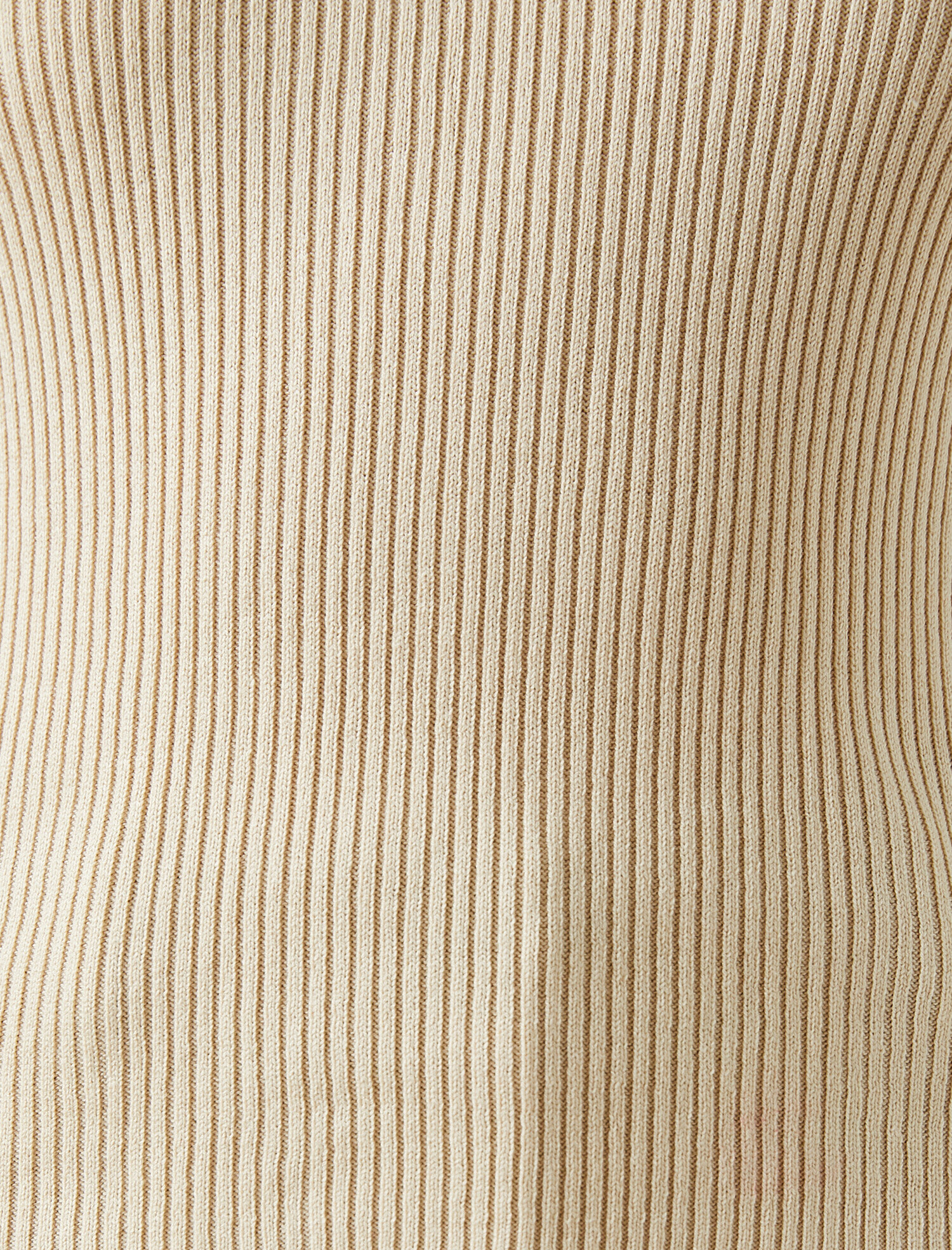   Dik Yaka Kısa Kollu Triko Kazak