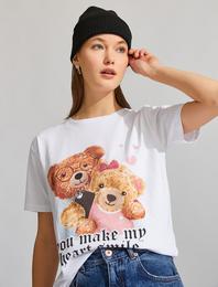 Baskılı Kısa Kollu Tişört