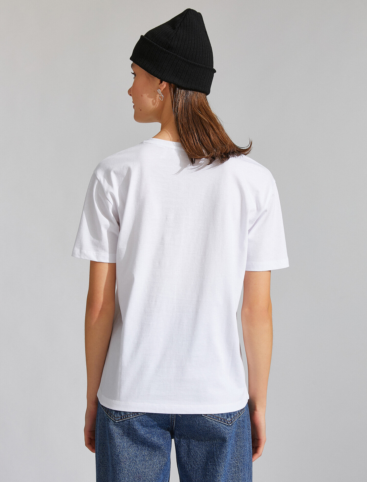   Baskılı Kısa Kollu Tişört