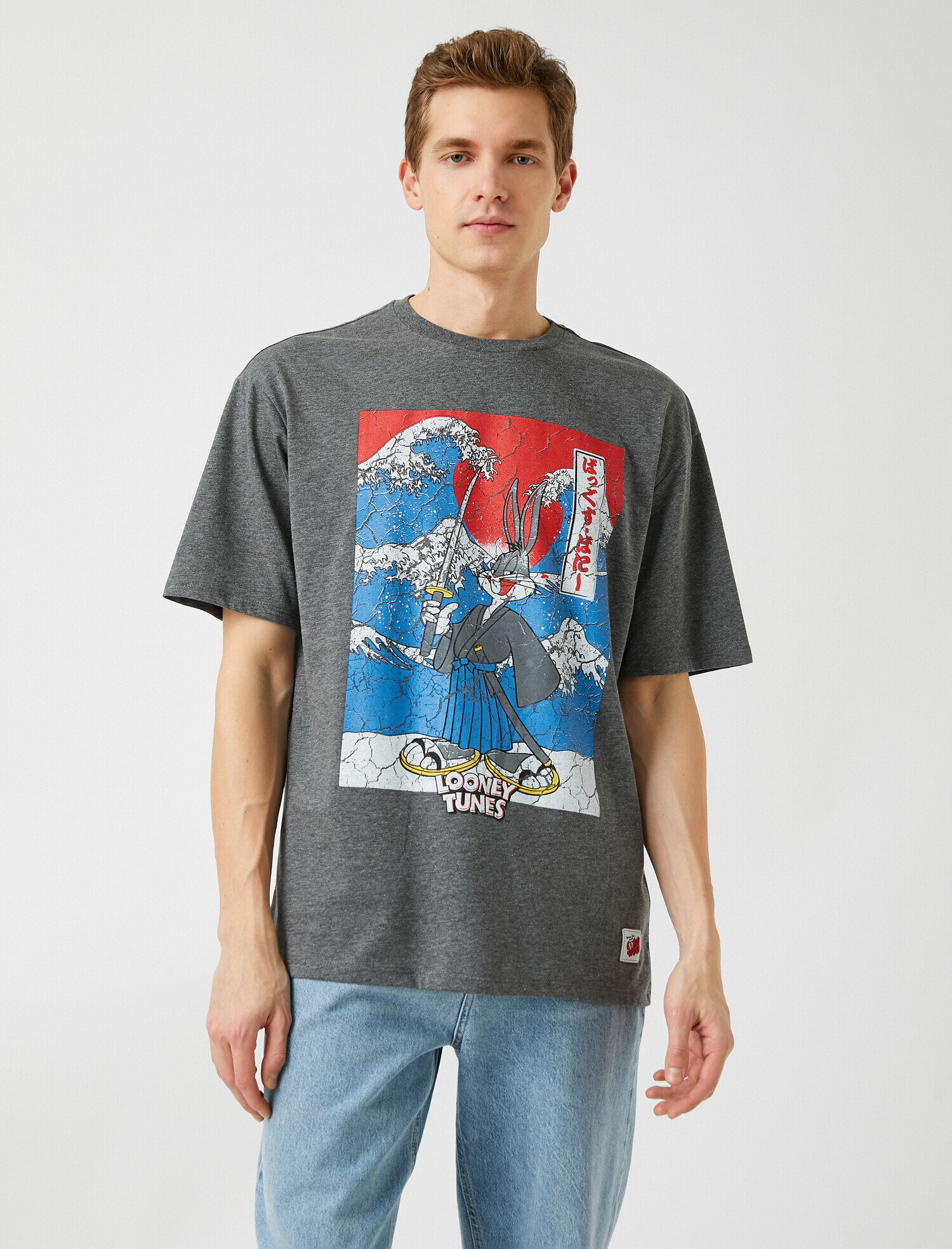   Bugs Bunny Oversize Tişört Lisanslı Baskılı