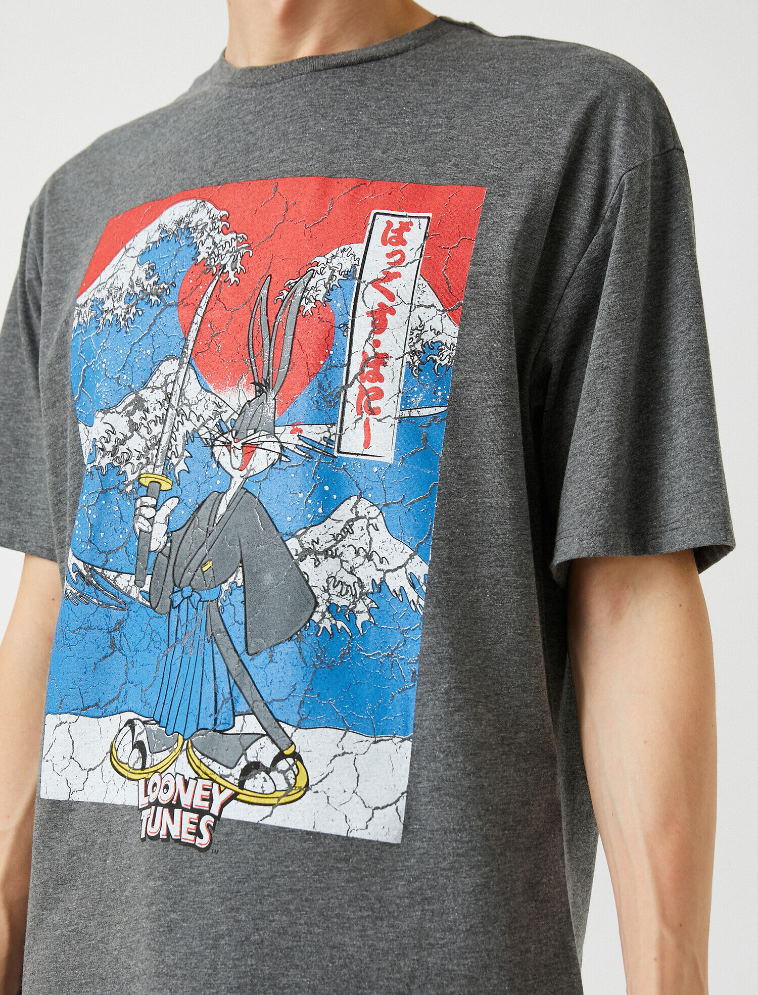   Bugs Bunny Oversize Tişört Lisanslı Baskılı