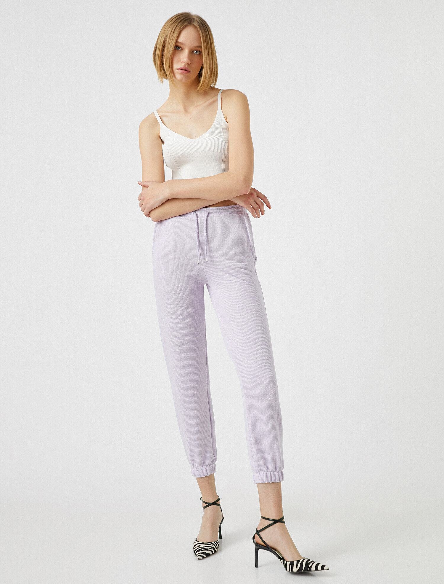   Beli Lastikli Jogger Eşofman Altı