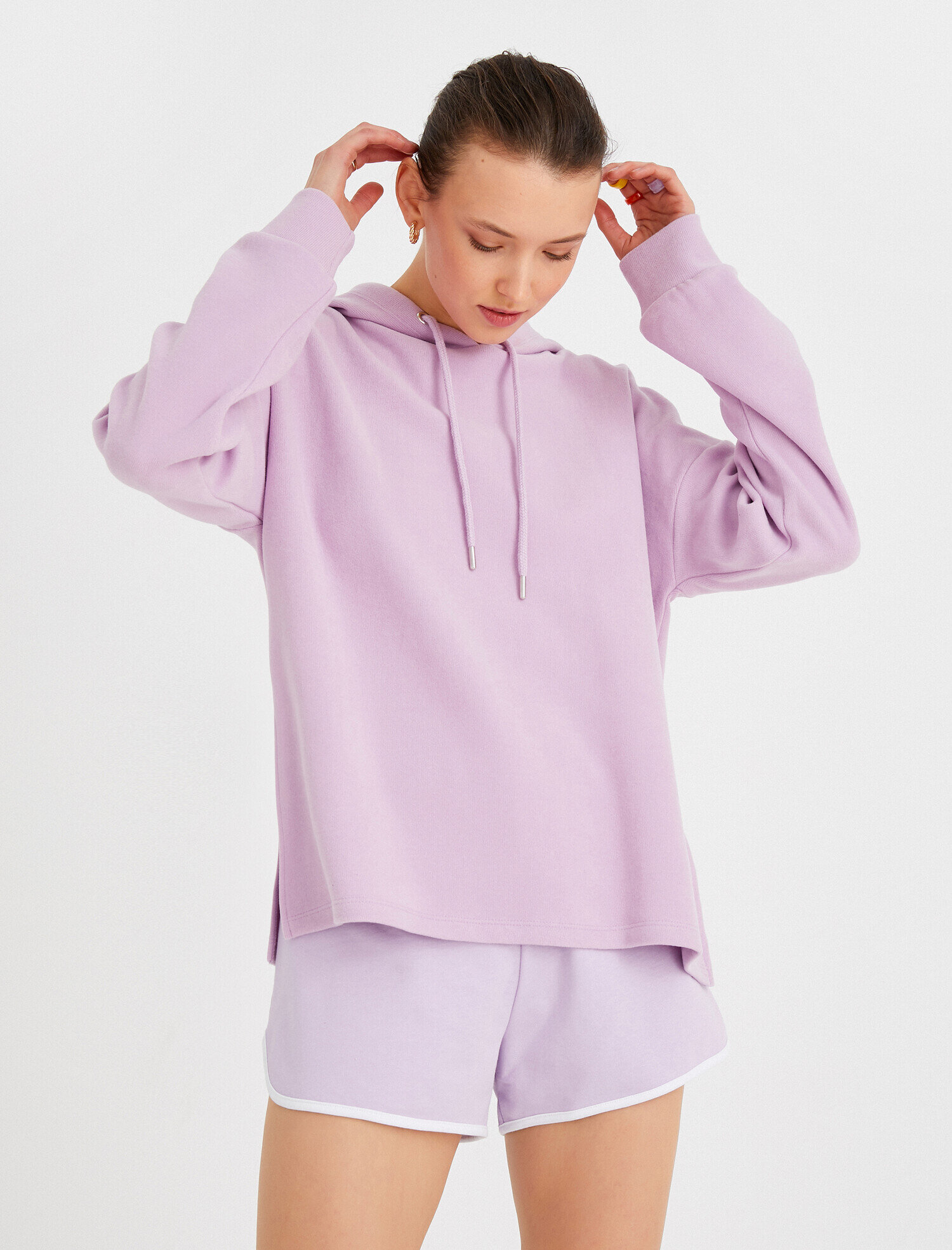   Oversize Kapüşonlu Sweatshirt