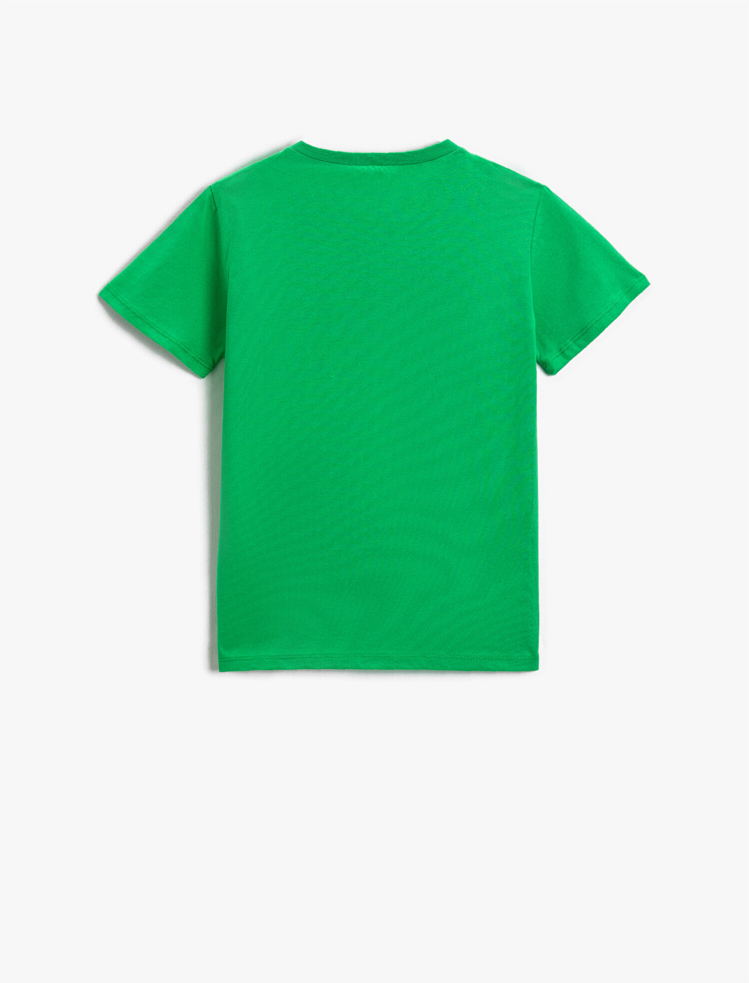  Erkek Çocuk Slogan Baskılı Kısa Kollu Tişört Pamuklu