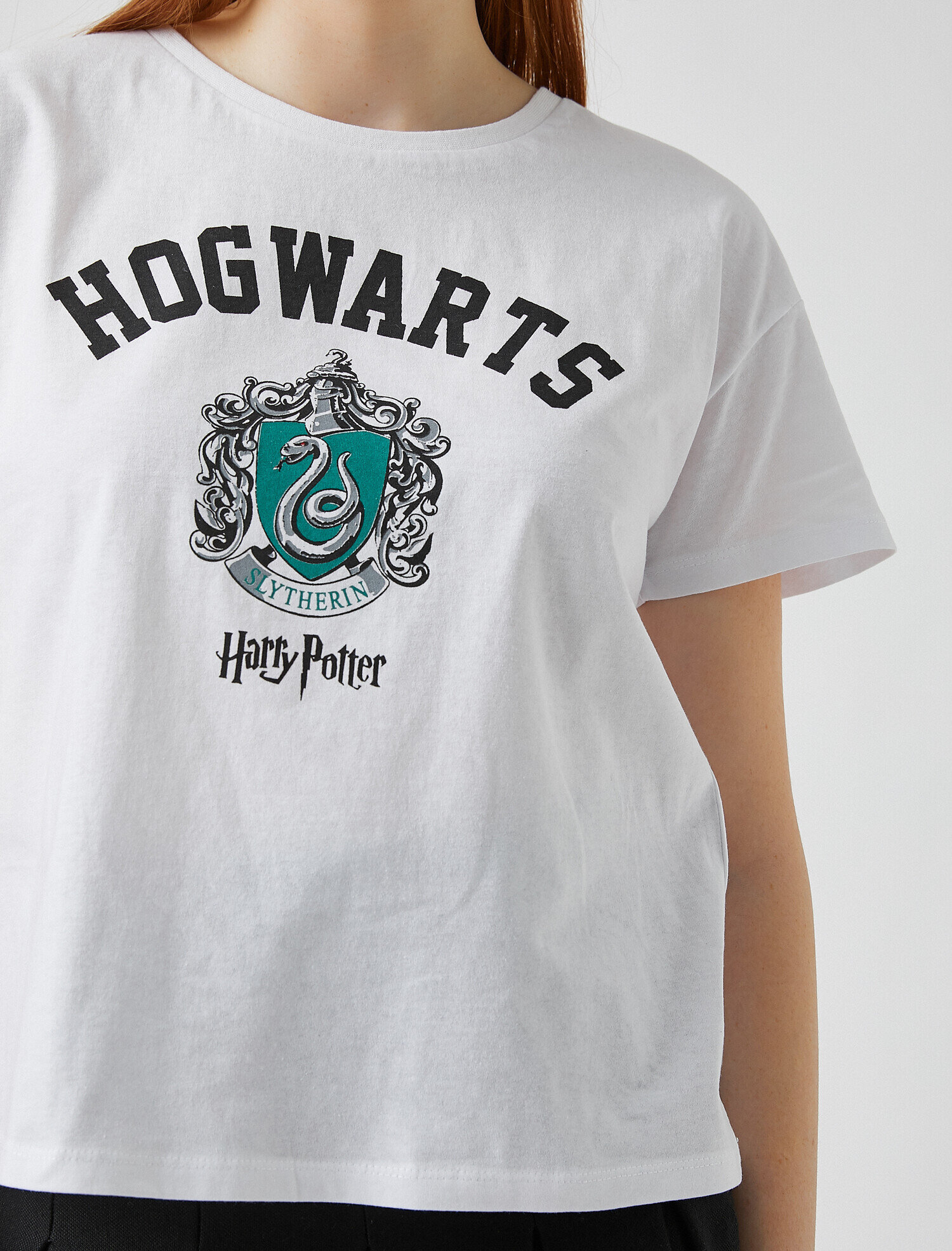   Harry Potter Tişört Lisanslı Bisiklet Yaka Kısa Kollu Baskılı