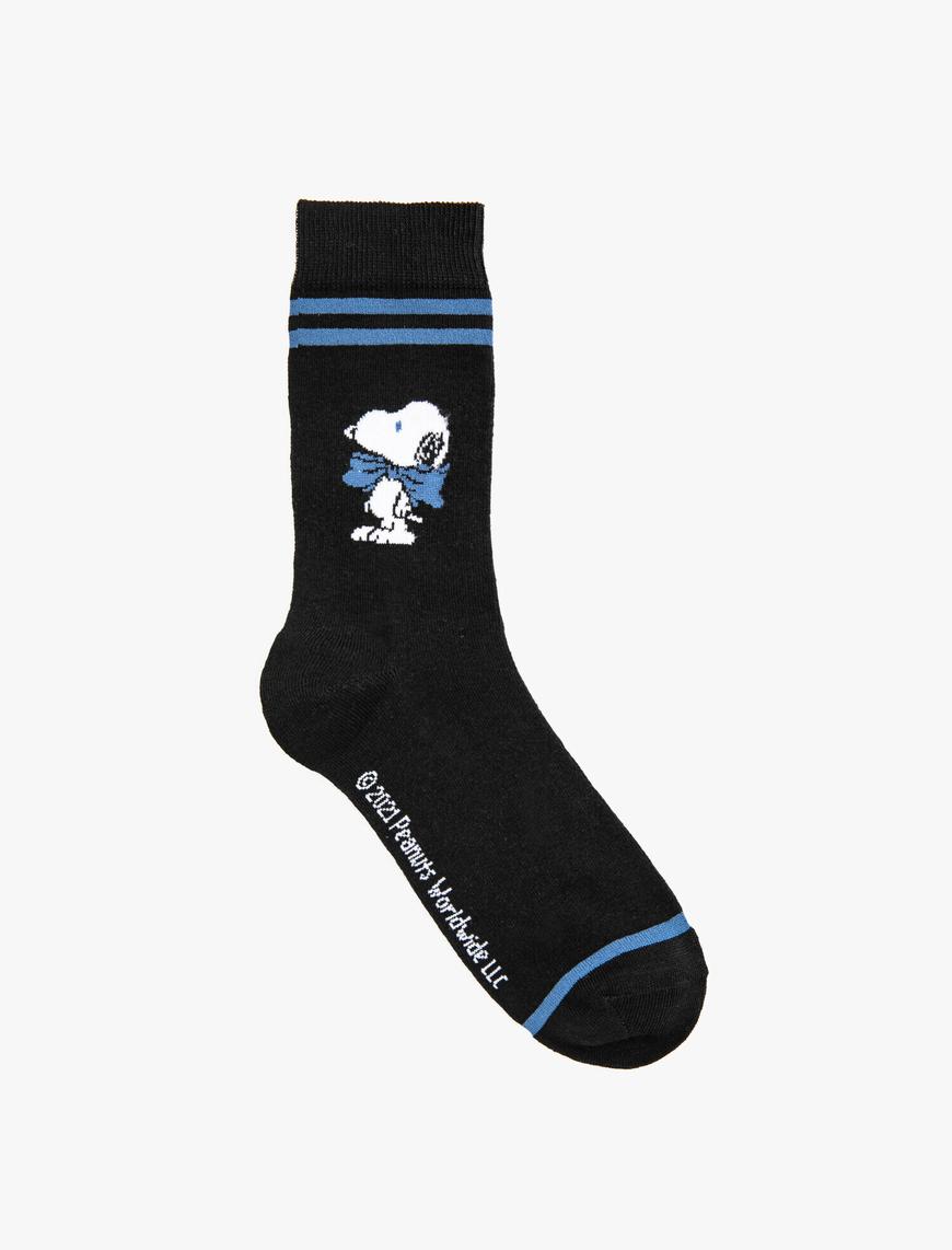  Erkek Snoopy Lisanslı Soket Çorap