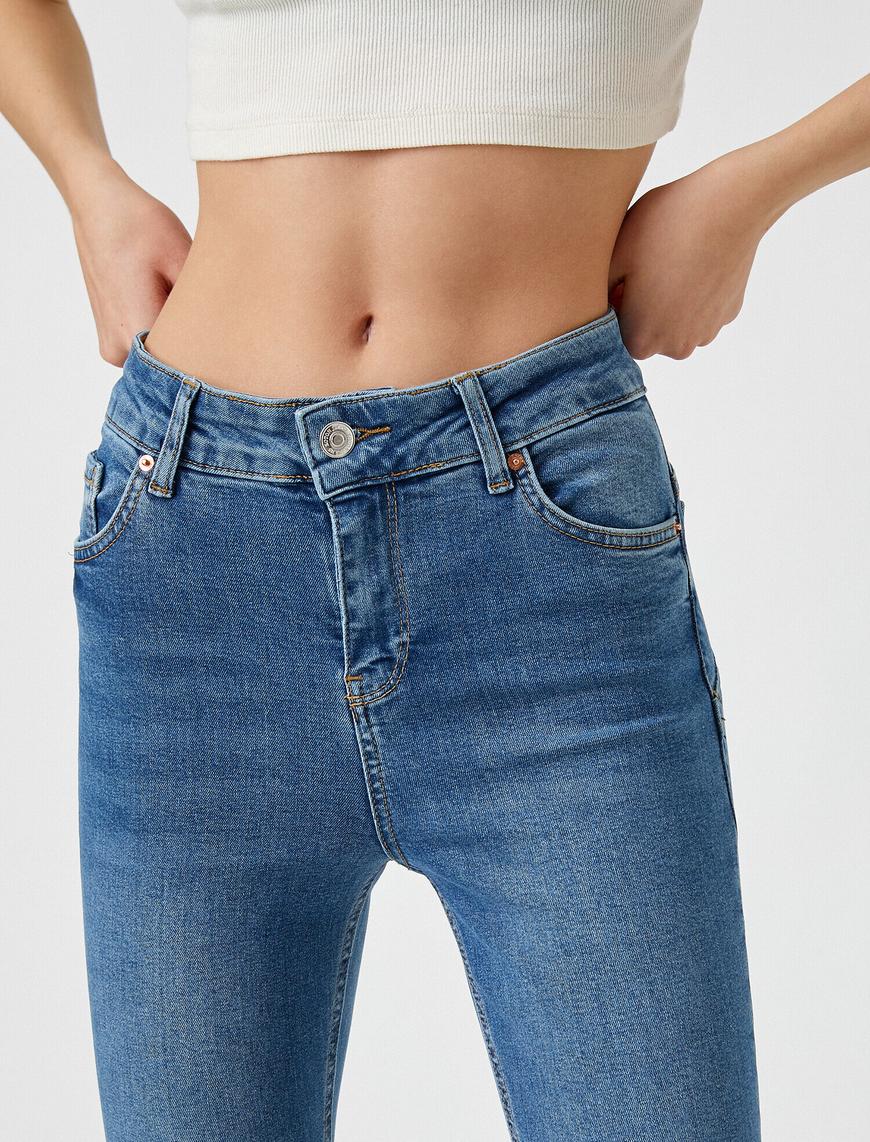   Yüksek Bel Dar Kesim Kot Pantolon - Skinny Jean
