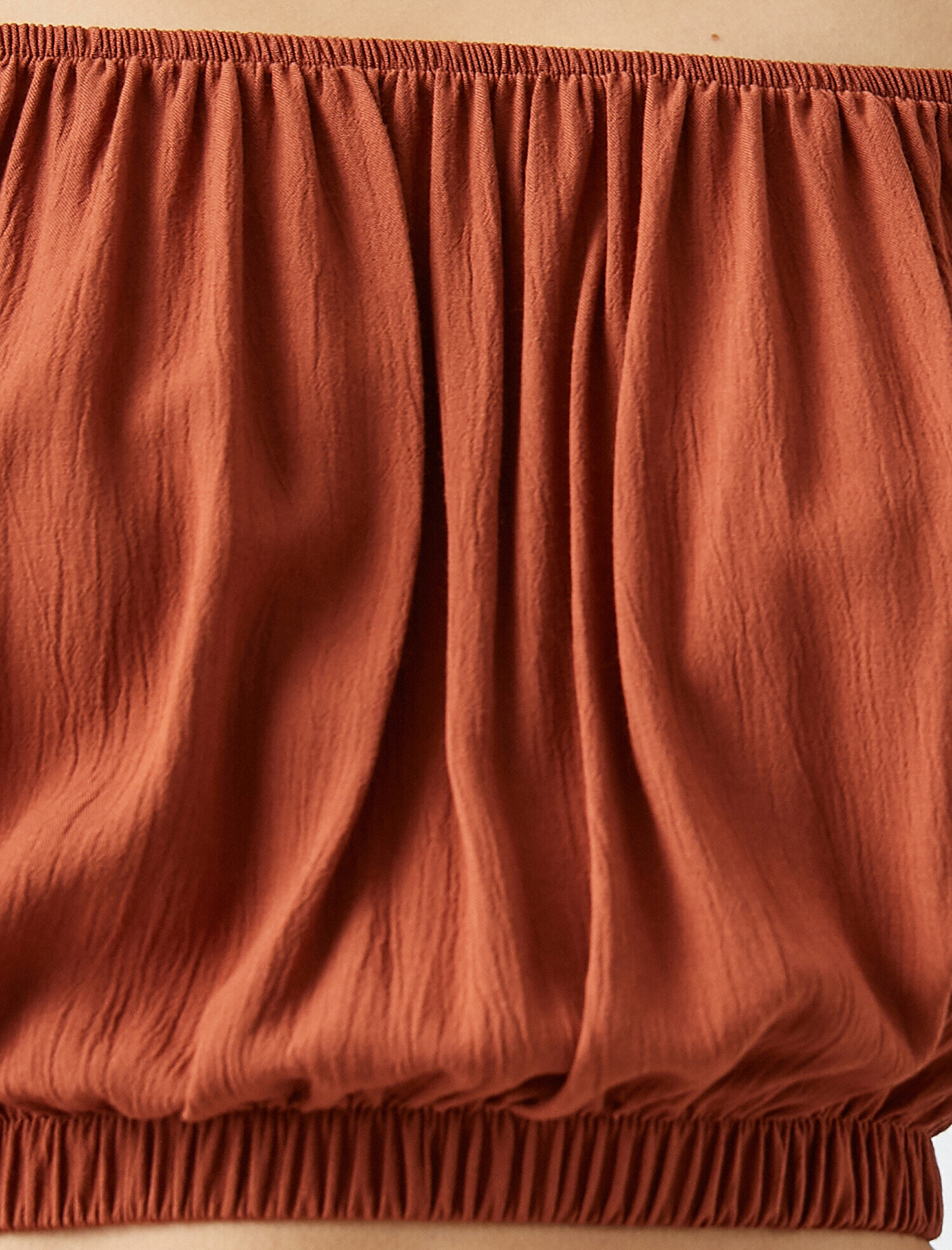   Kısa Kollu Crop Bluz