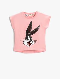 Bugs Bunny Lisanslı Kısa Kollu Tişört Pamuklu