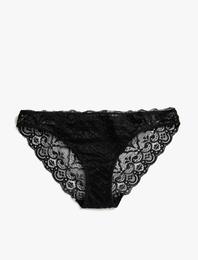 Dantel Detaylı Brief Külot
