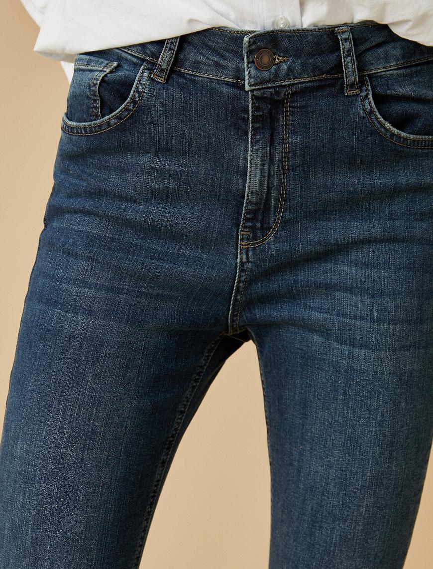  Yüksek Bel Dar Kesim Kot Pantolon - Skinny  Jean