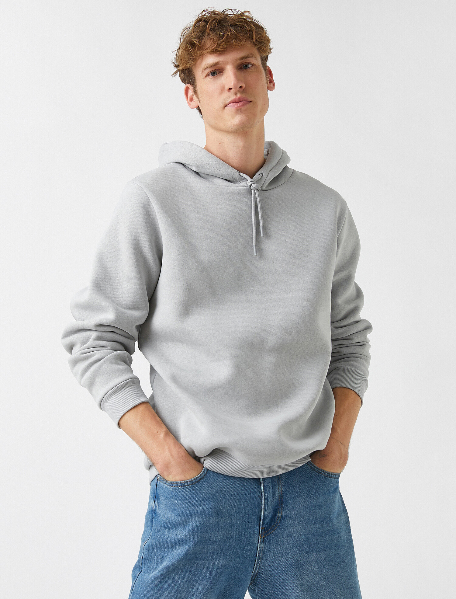   Basic Kapüşonlu Sweatshirt
