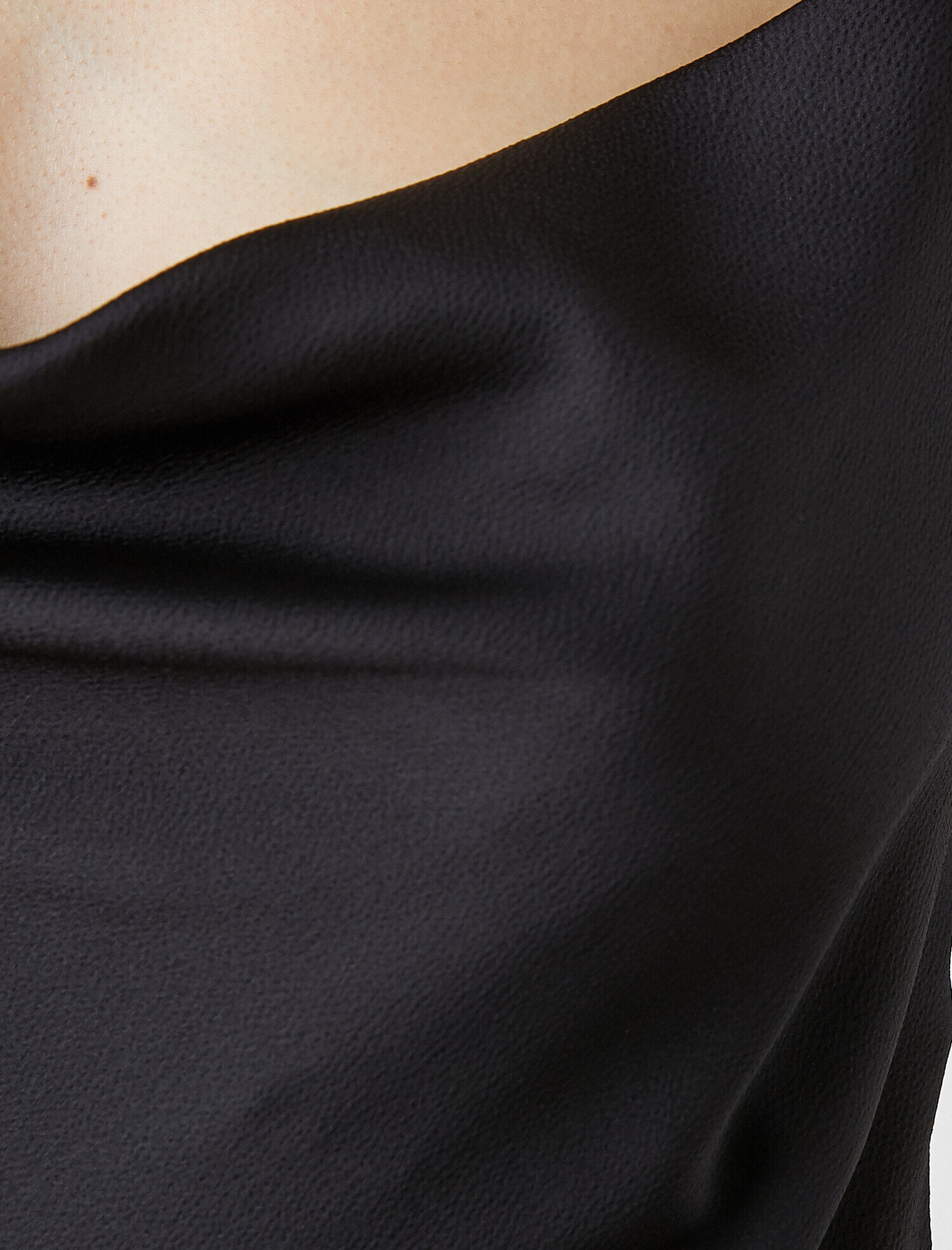   Midi Abiye Elbise Saten Askılı