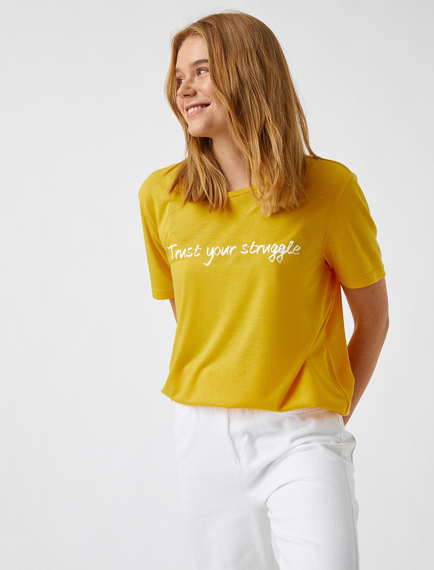   Baskılı Kısa Kollu Tişört