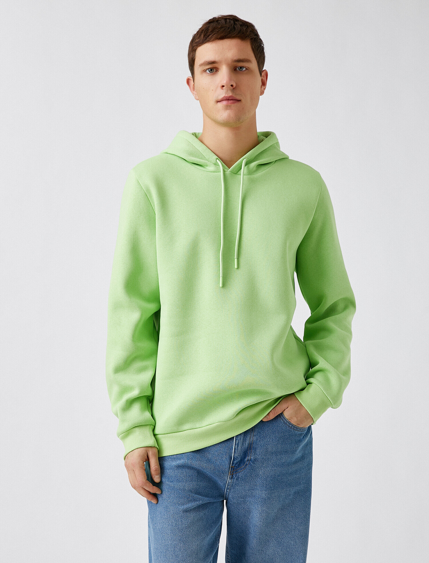   Basic Kapüşonlu Sweatshirt