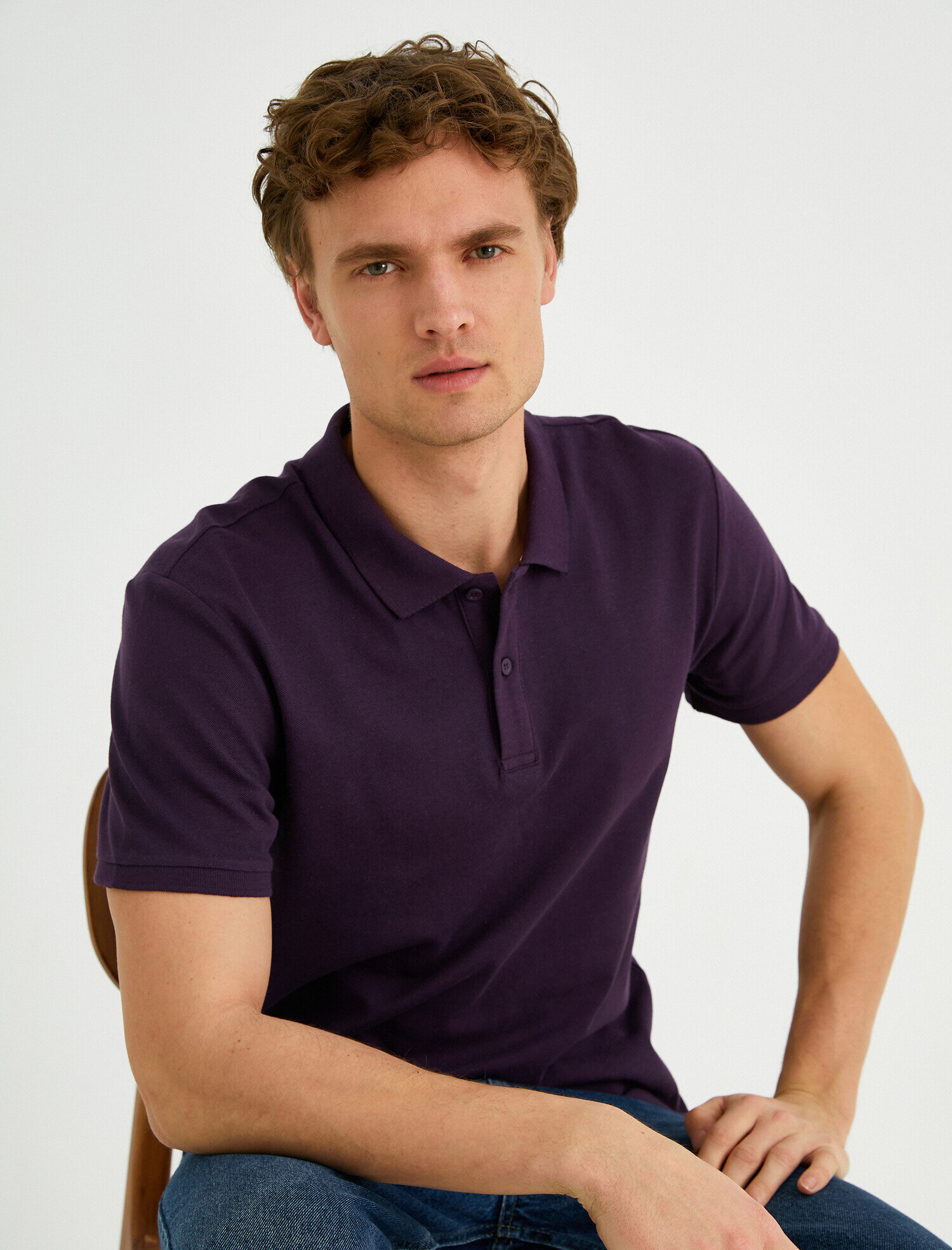   Basic Polo Yaka Tişört