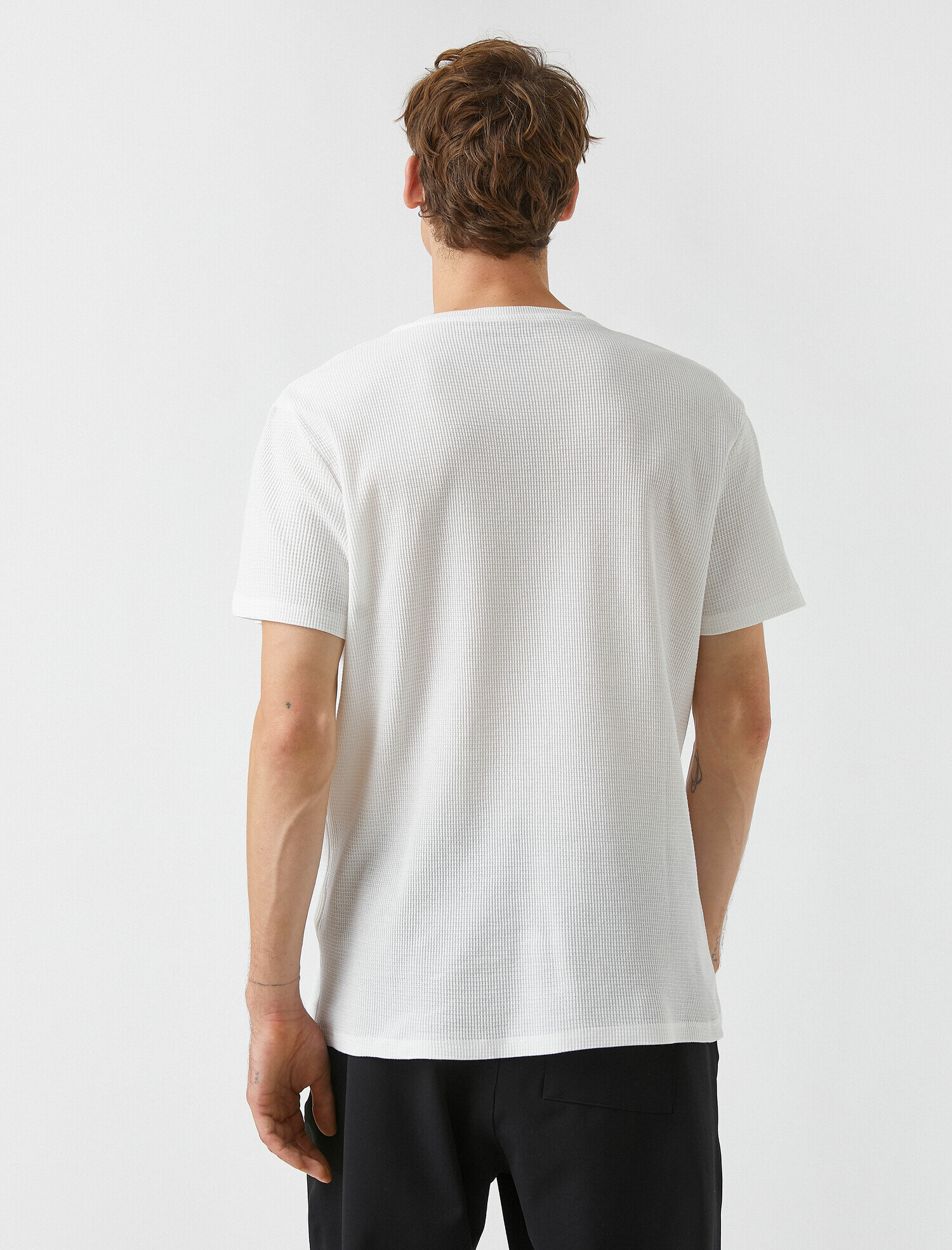 Oversize Tişört İşlemeli