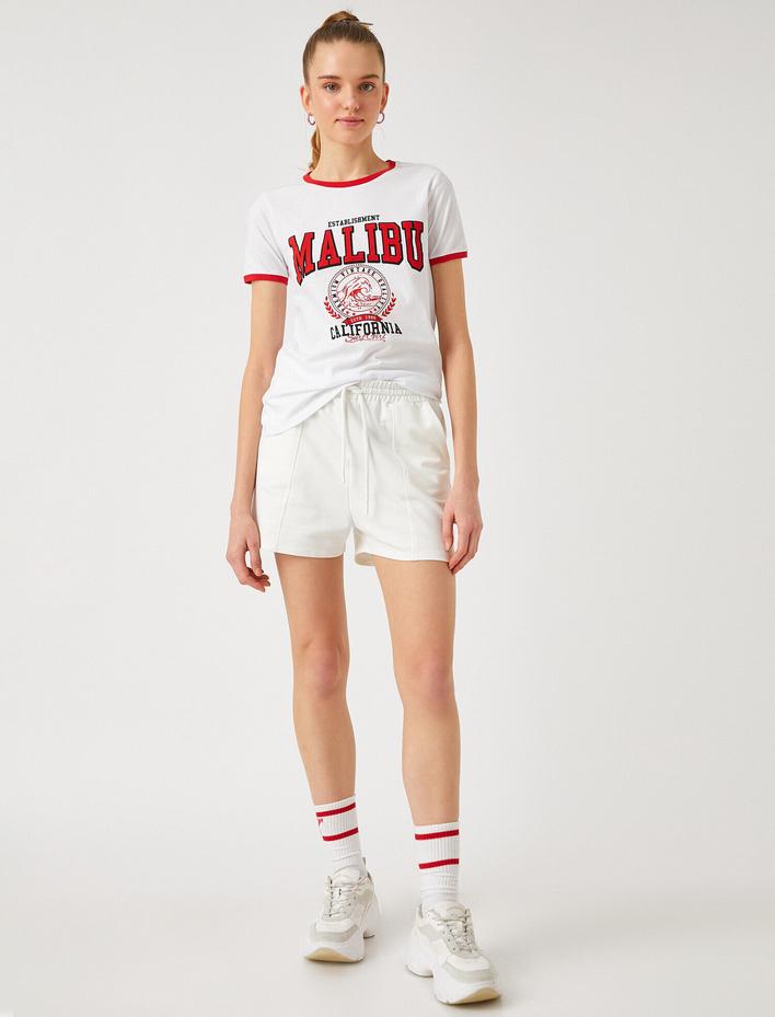  Kısa Kollu Baskılı Tişört