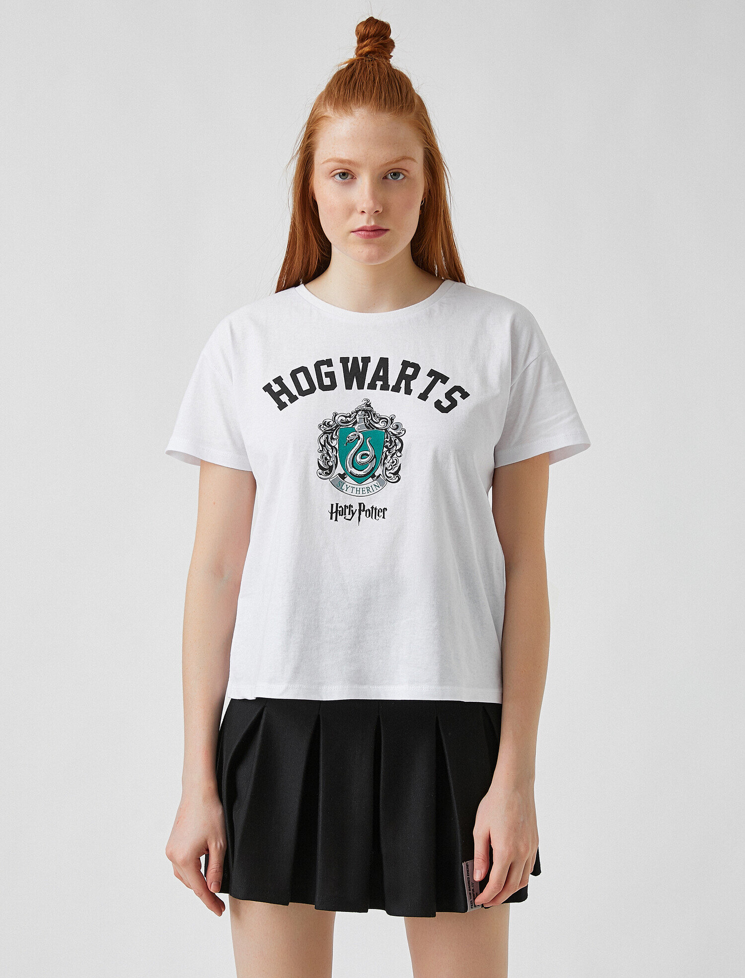   Harry Potter Tişört Lisanslı Bisiklet Yaka Kısa Kollu Baskılı